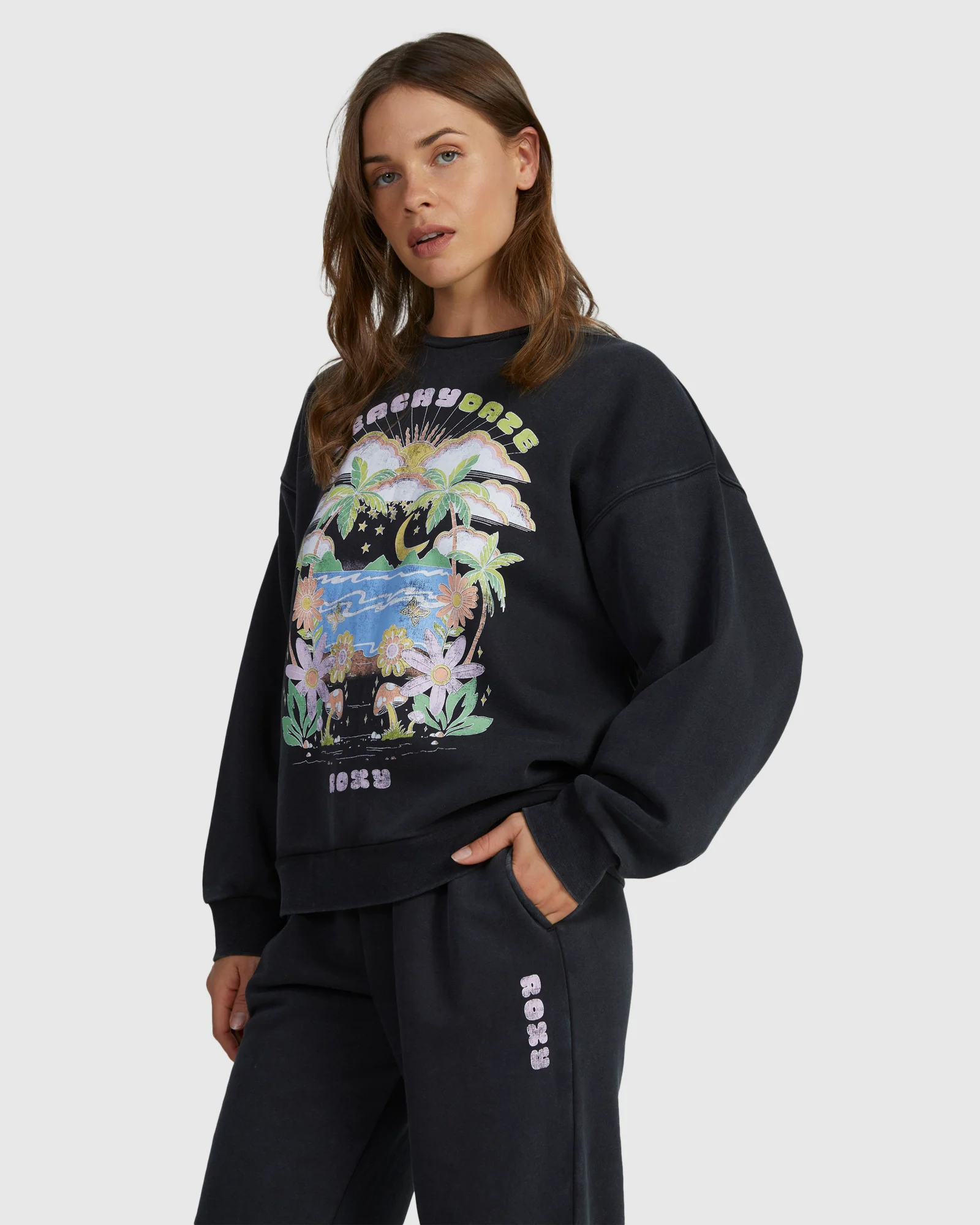 Womens Into The Night Long Sleeve Sweatshirt - Image 2