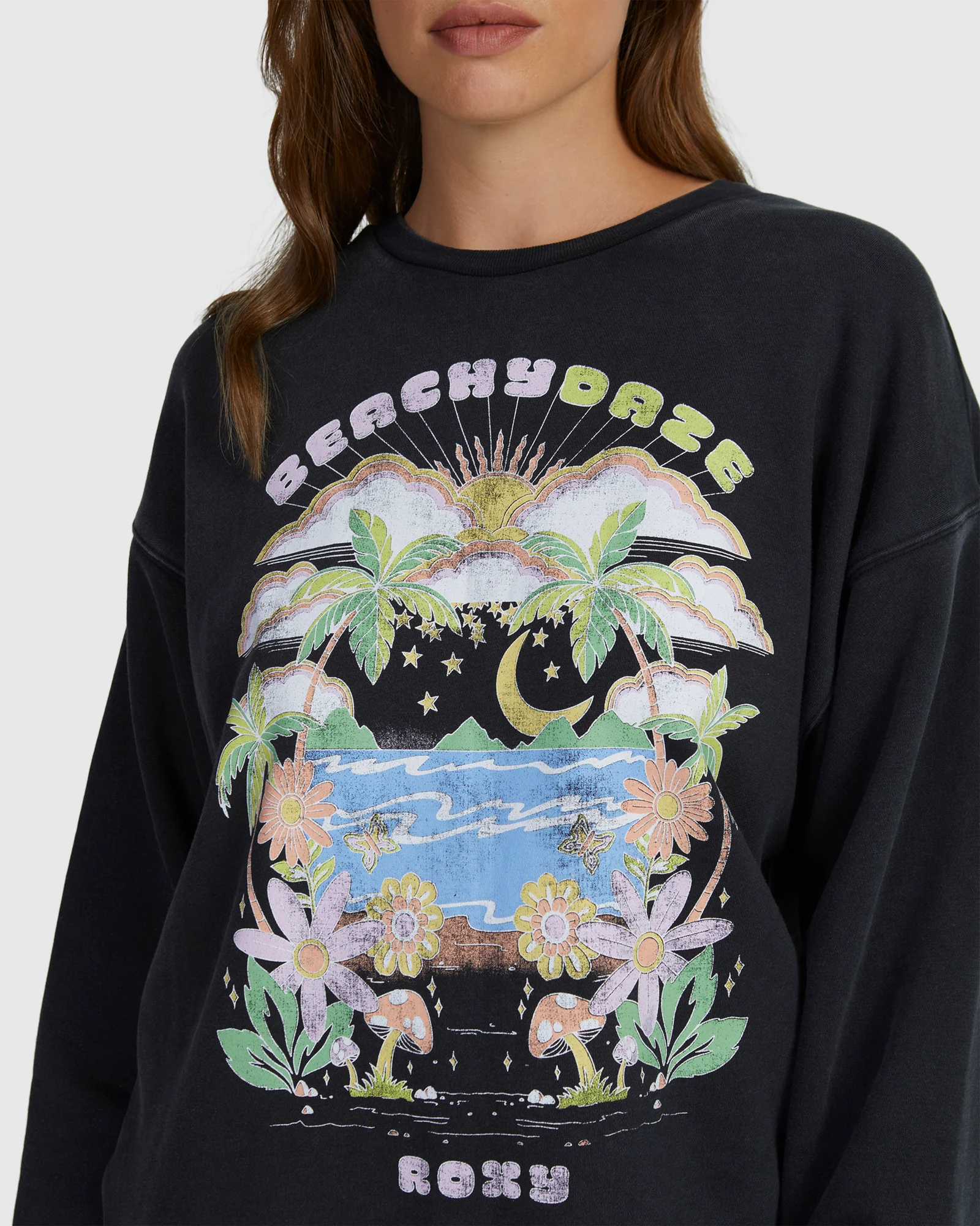 Womens Into The Night Long Sleeve Sweatshirt - Image 4