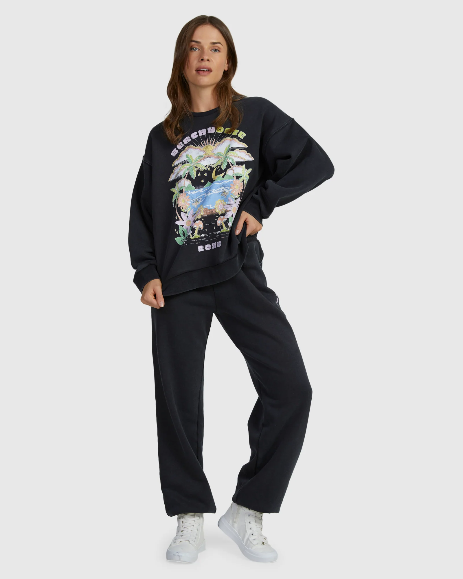 Womens Into The Night Long Sleeve Sweatshirt - Image 5
