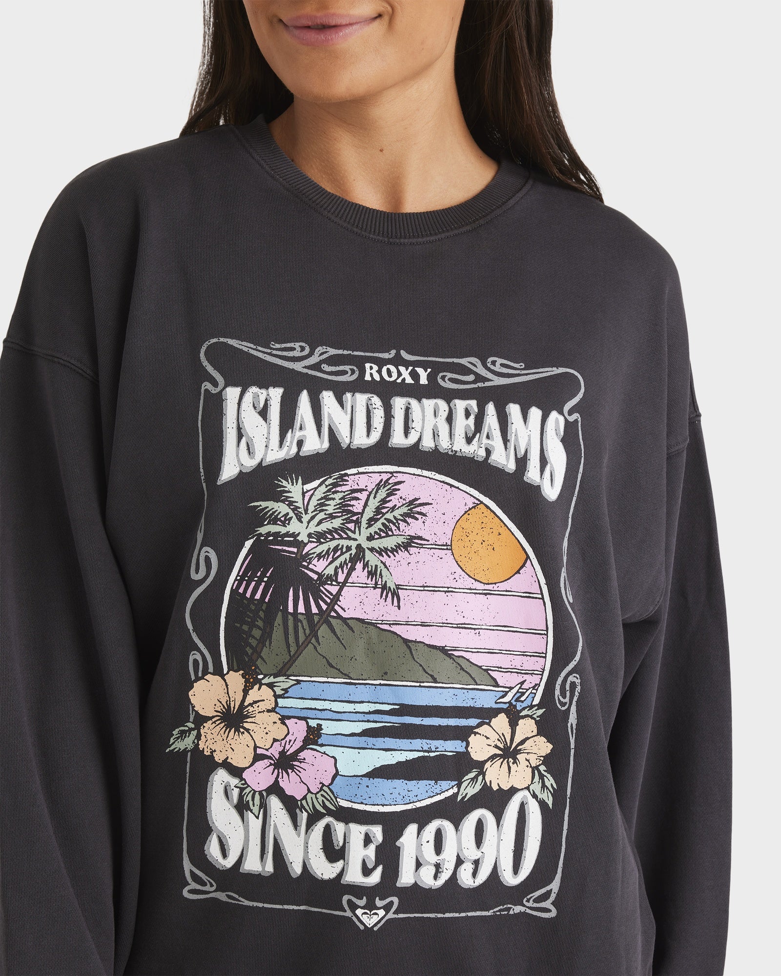 Womens Island Dreaming Crew Neck - Image 5