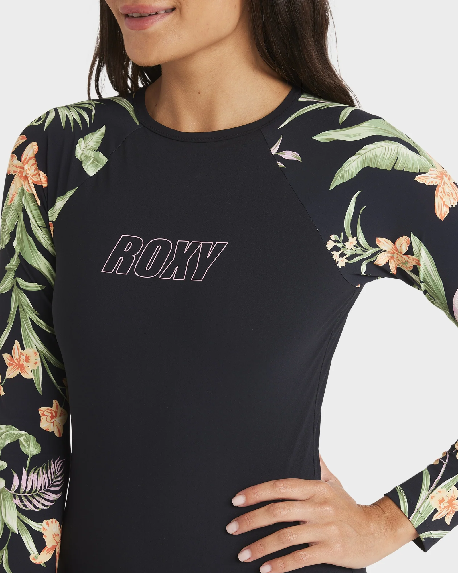 Womens Island Escape Active Long Sleeve One Piece - Image 4