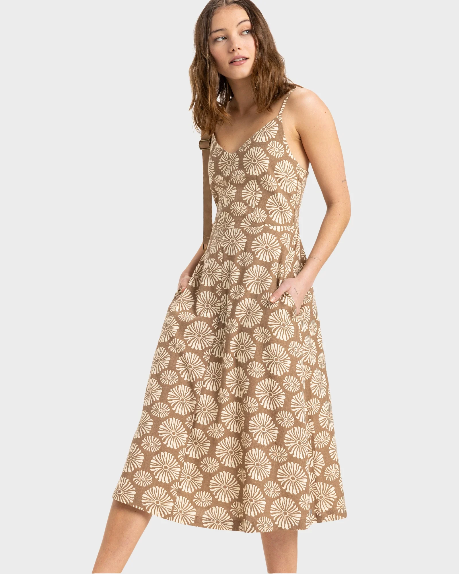 Womens Island Glow Midi Dress - Image 4