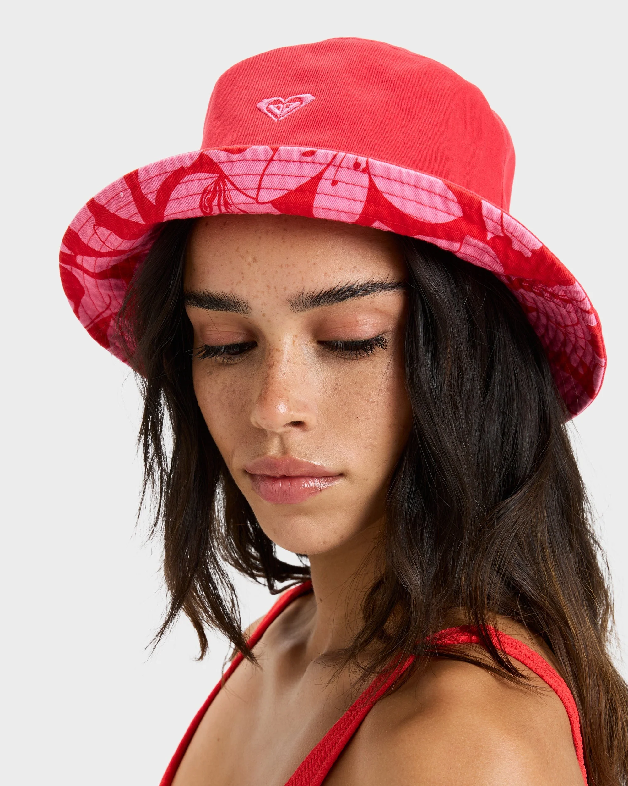 Womens Jasmine Paradise Reversible Bucket Hat - Image 2