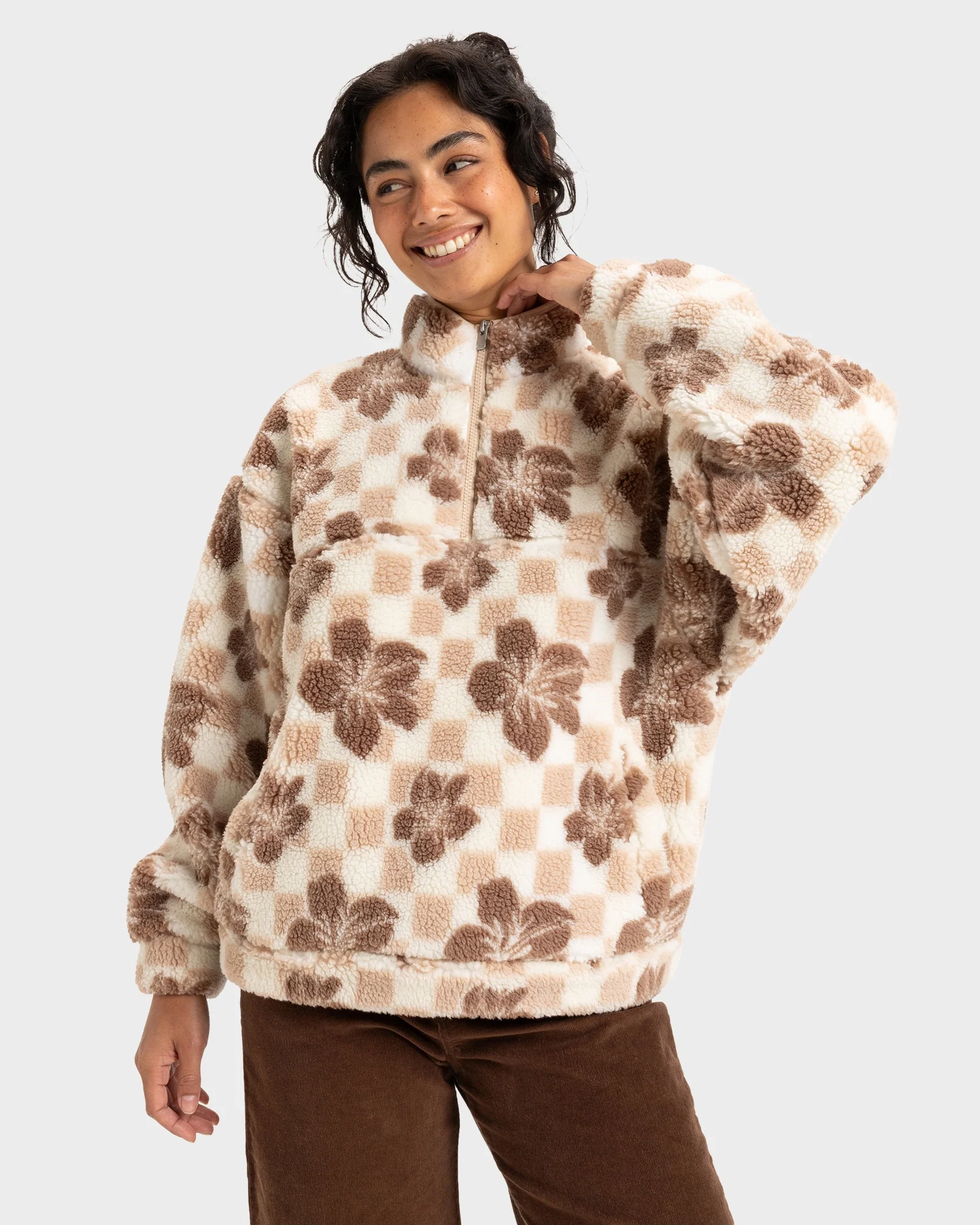 Womens Jive Talking Fleece Jumper - Image 2
