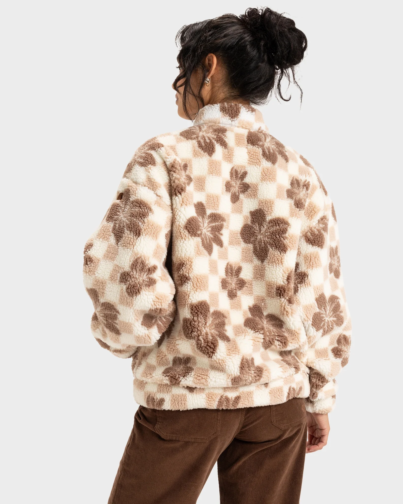 Womens Jive Talking Fleece Jumper - Image 4