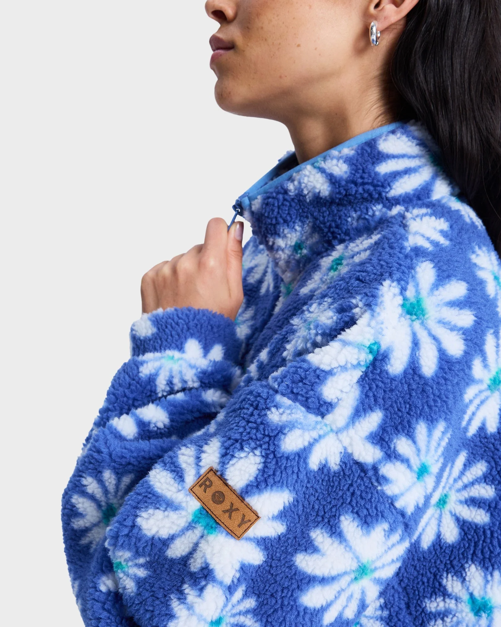 Womens Jive Talking Binded Half Zip Fleece Jumper - Image 5