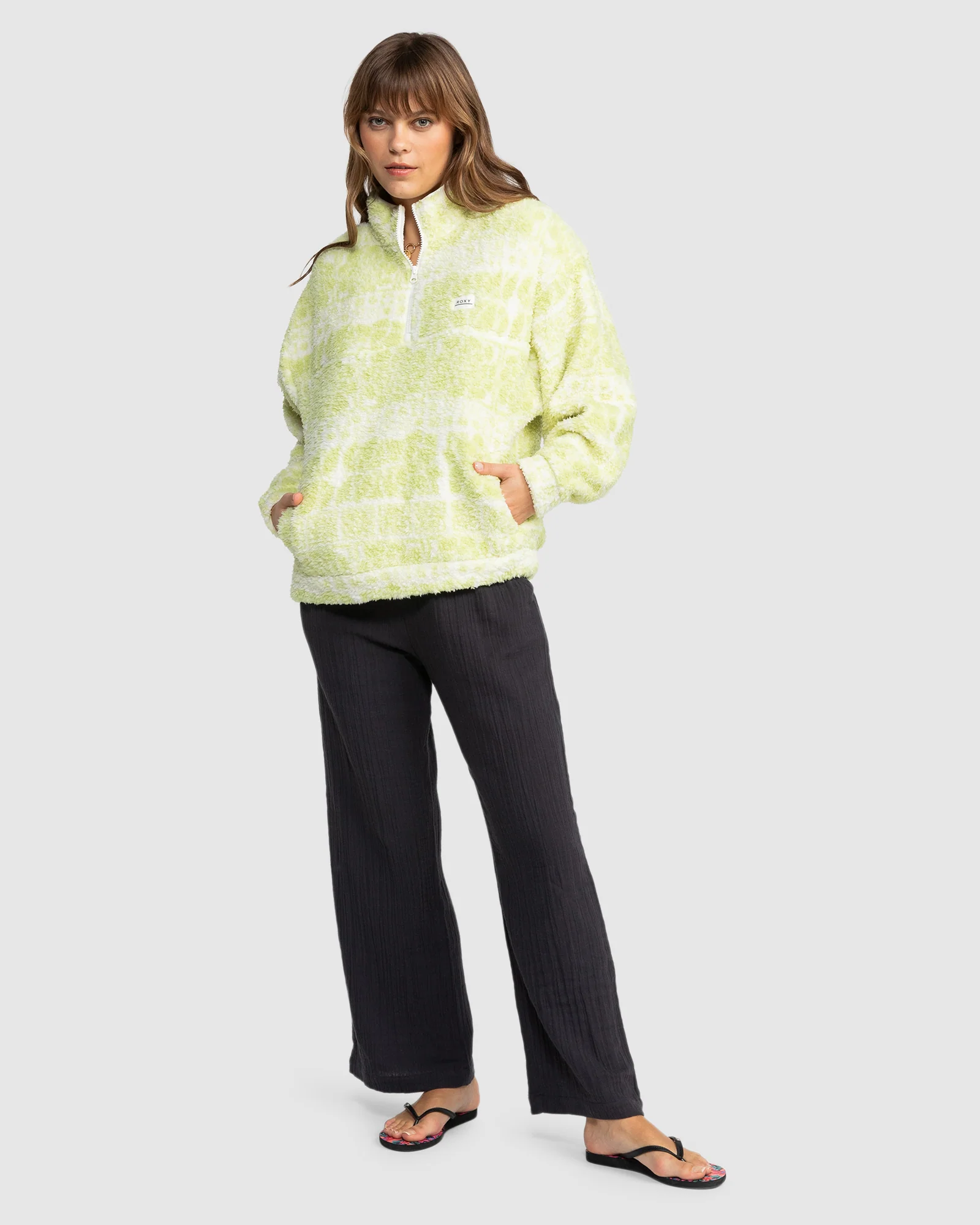 Womens Jive Talking Half Zip Polar Fleece - Image 5