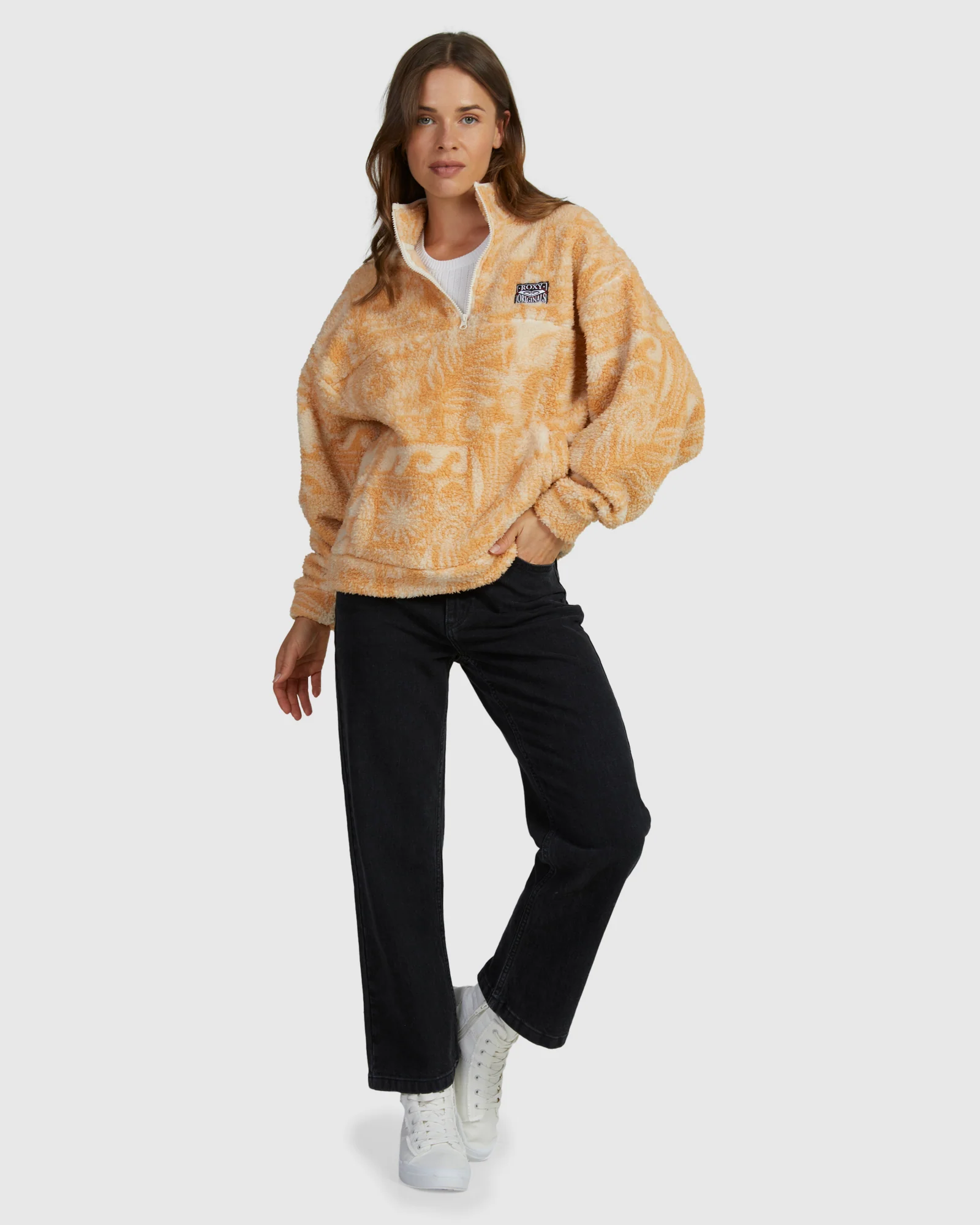 Womens Jive Talking Half Zip Fleece - Image 5