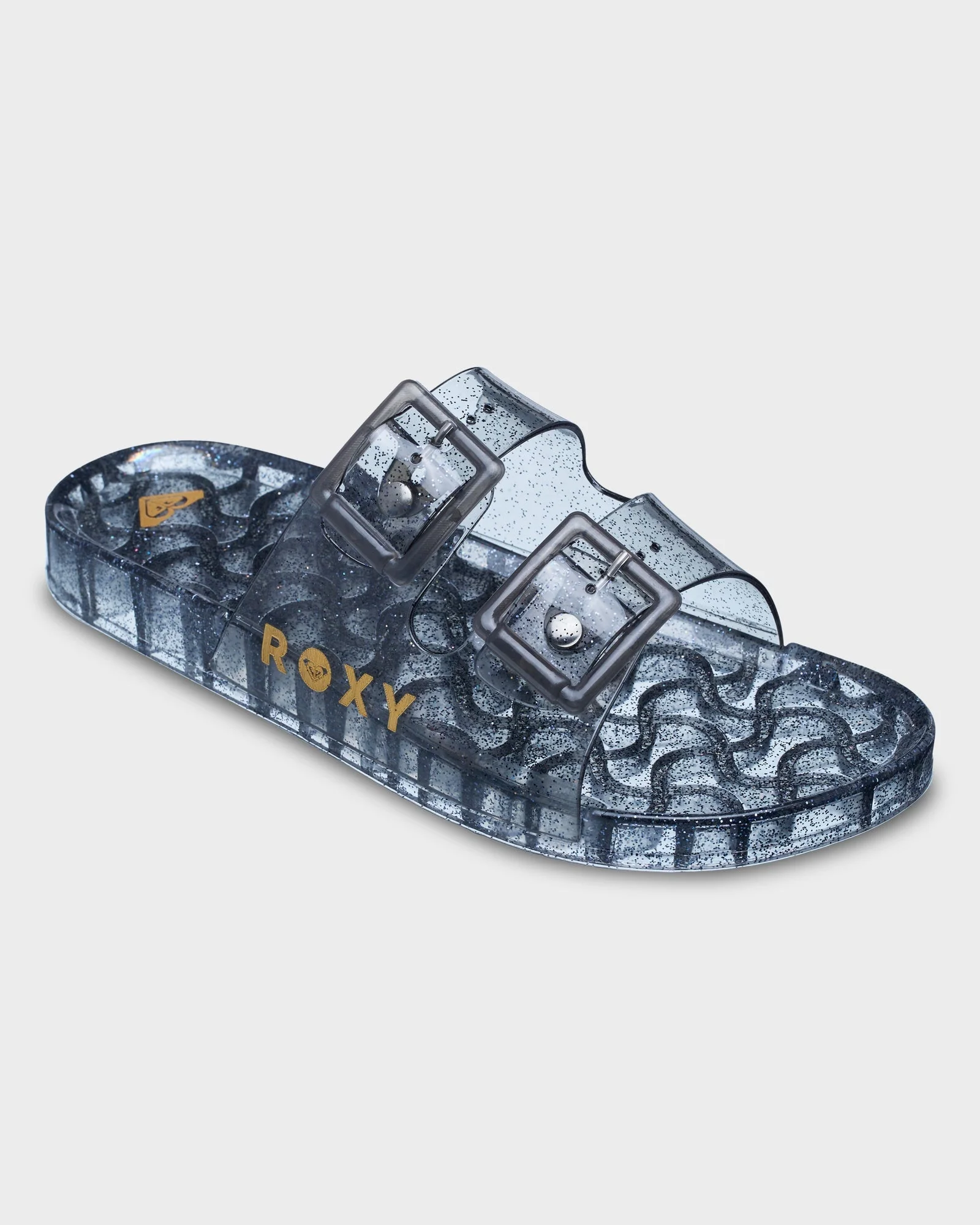 Womens Kattie Glitter Slides - Image 2