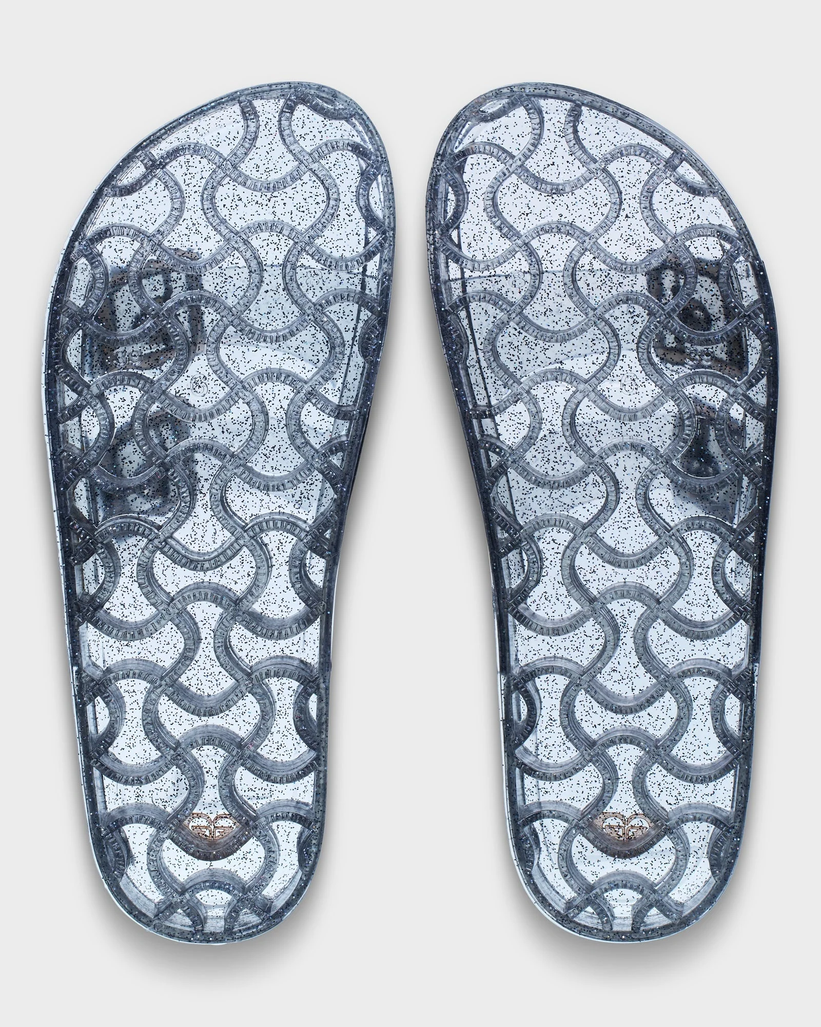 Womens Kattie Glitter Slides - Image 5