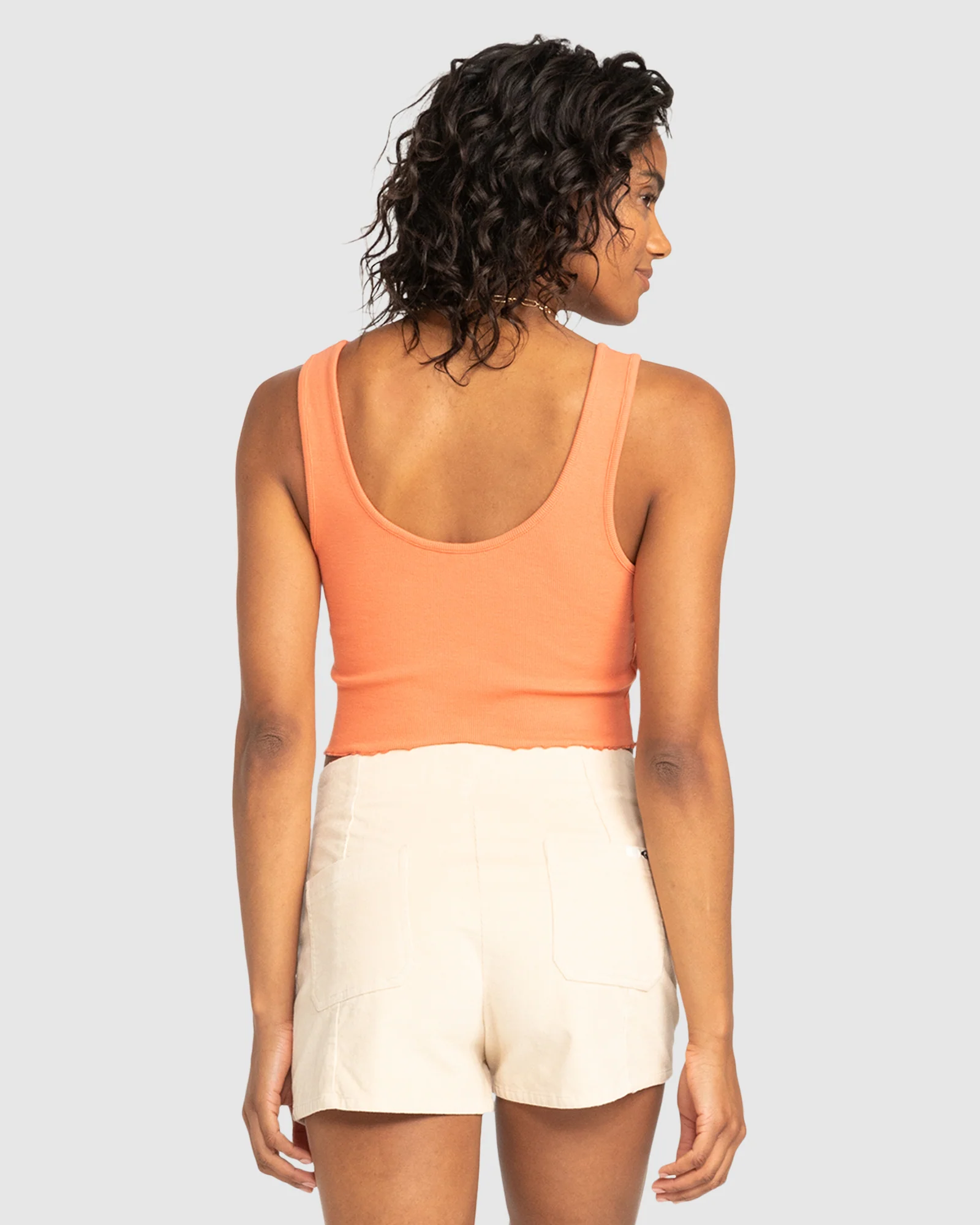 Womens Keep It Wavy Ribbed Tank Top - Image 3