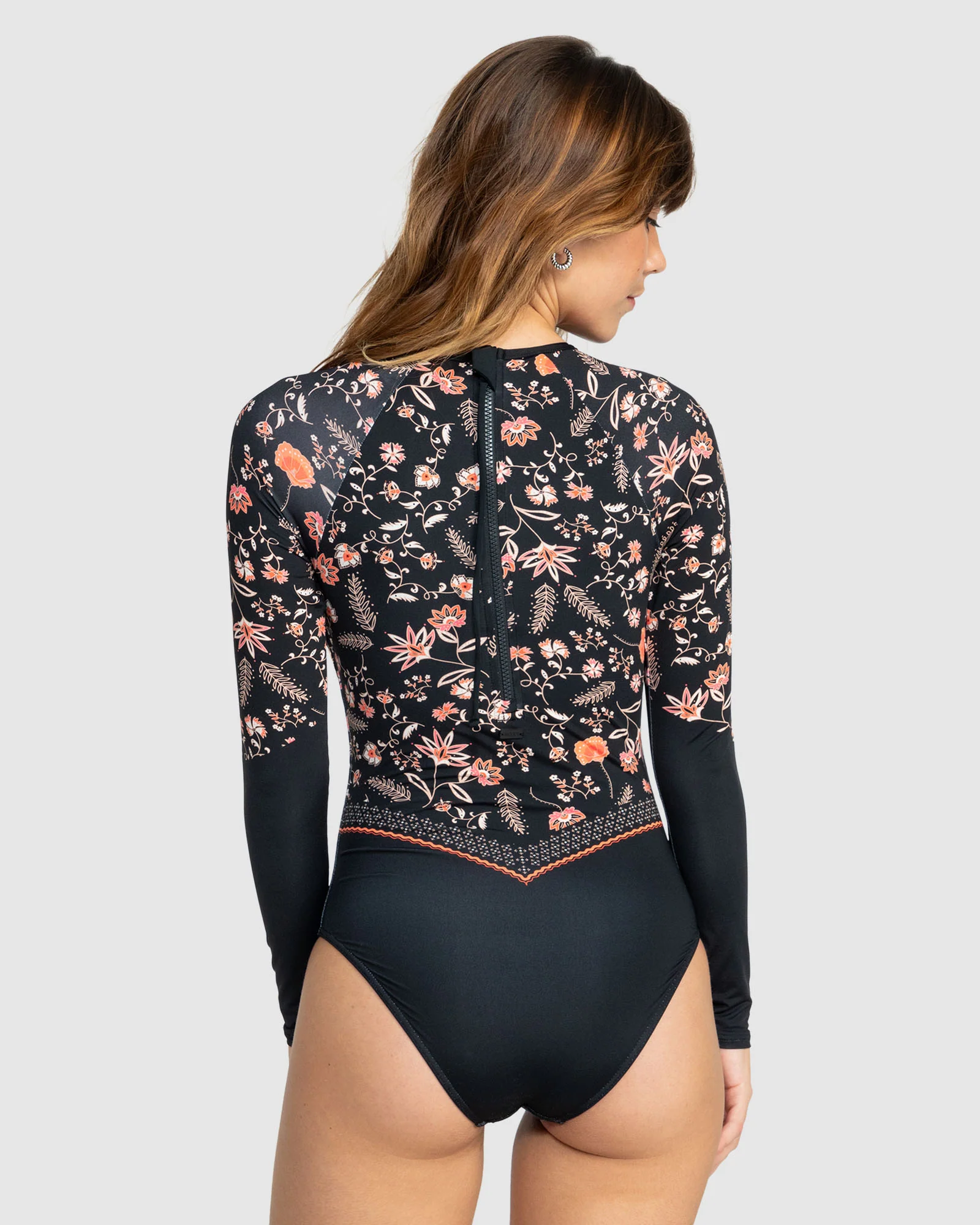 Womens Kerala Long Sleeve One Piece Swimsuit - Image 3