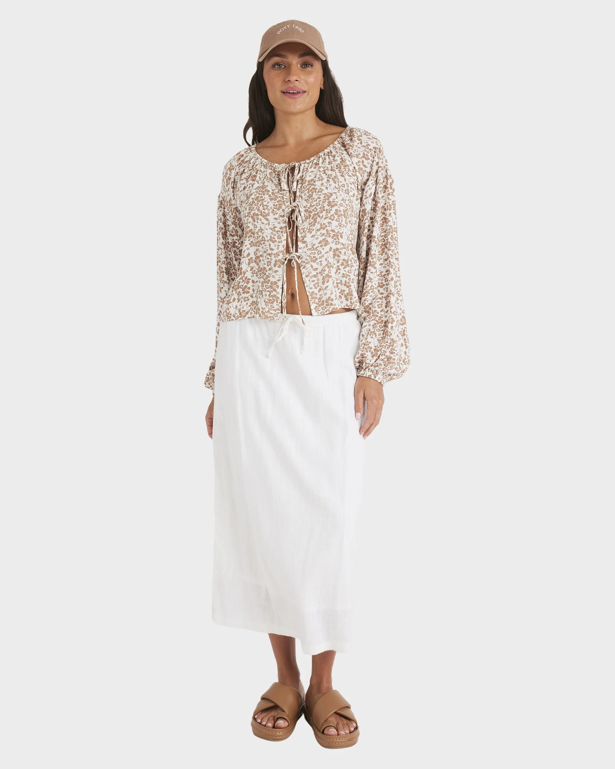 Womens Kerlina Tie Top Long Sleeve Shirt - Image 5