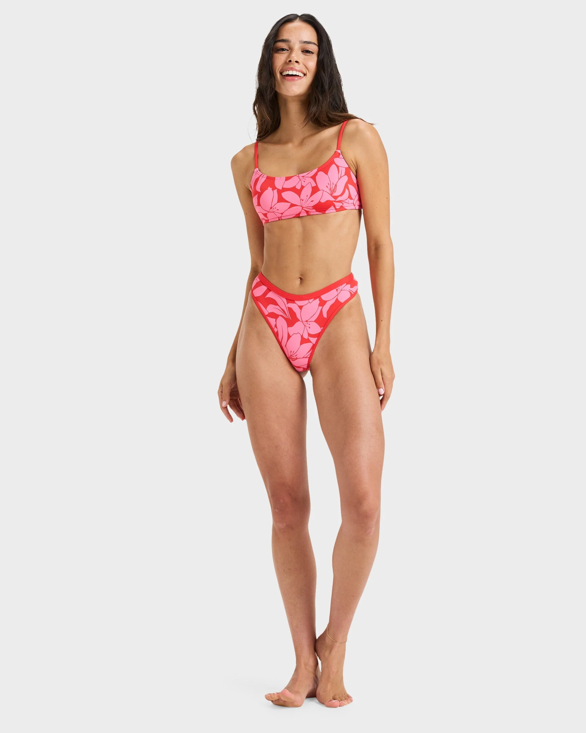 Womens Khloe Basic Bralette Bikini Top - Image 4