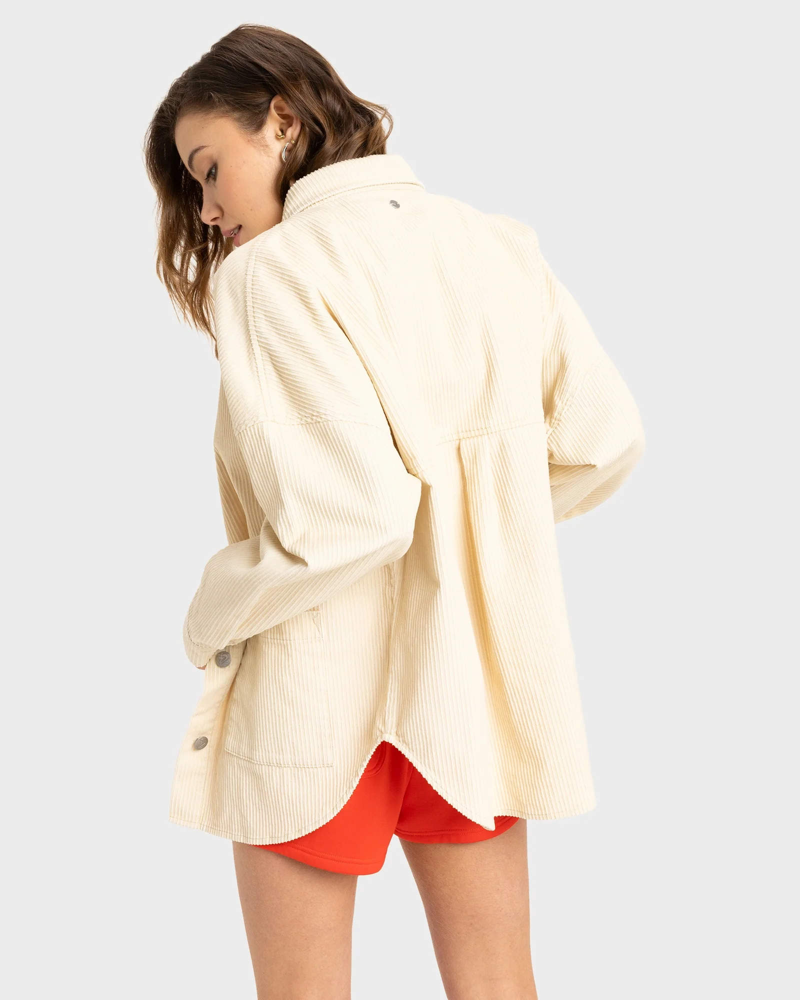 Womens Kick Back Washed Cord Top - Image 3