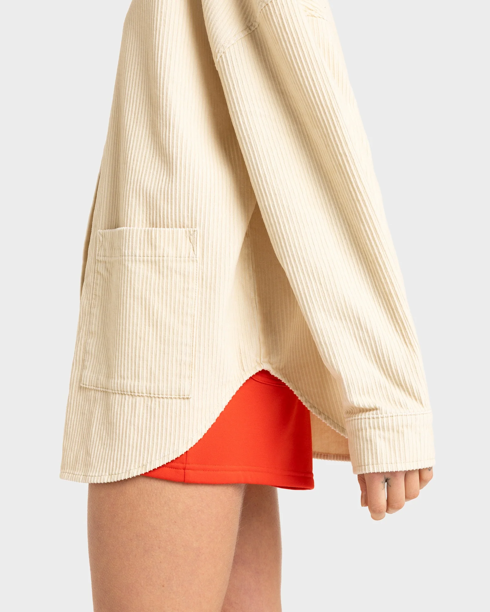 Womens Kick Back Washed Cord Top - Image 5