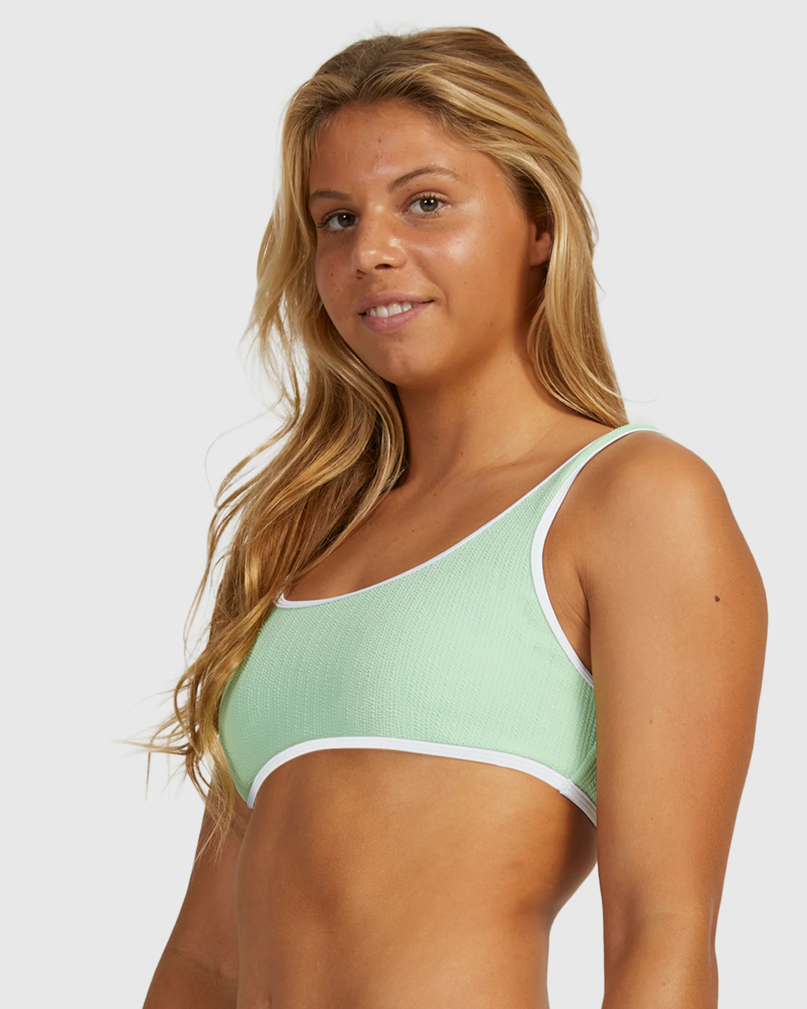 Womens Lakana Rib Bralette Bikini Top - Image 2
