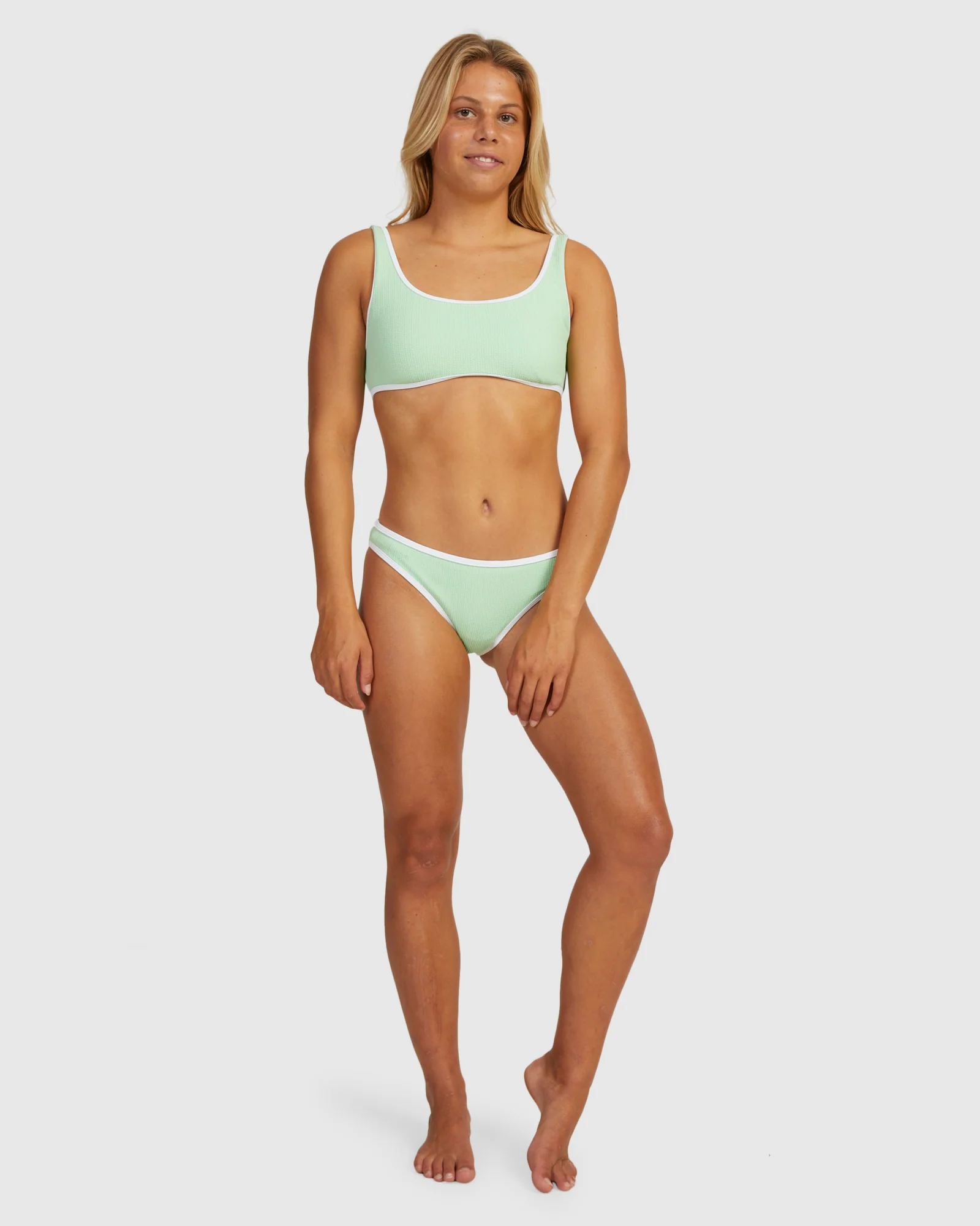 Womens Lakana Rib Bralette Bikini Top - Image 4