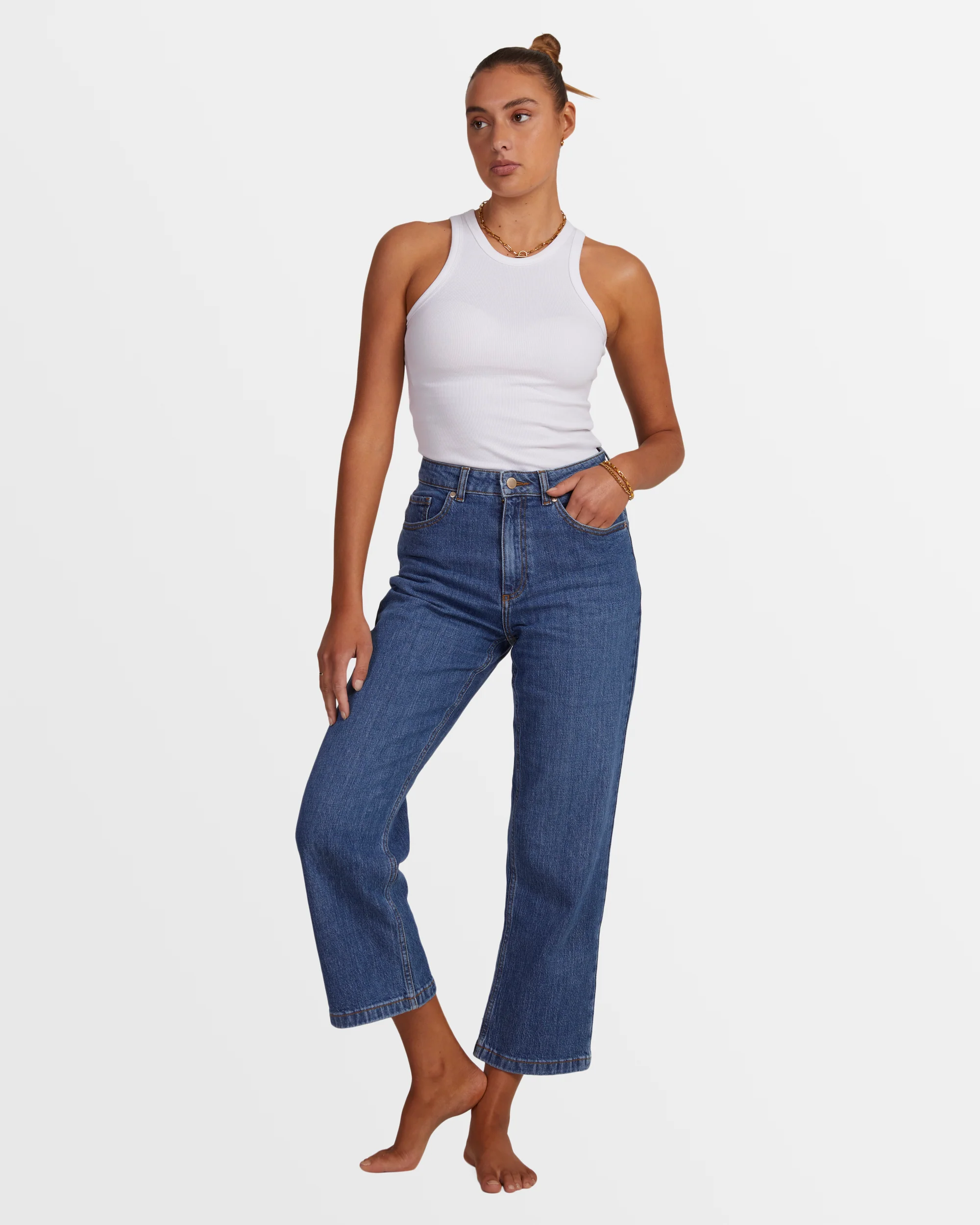 Womens Layla Jean Relaxed Fit Jeans - Image 4