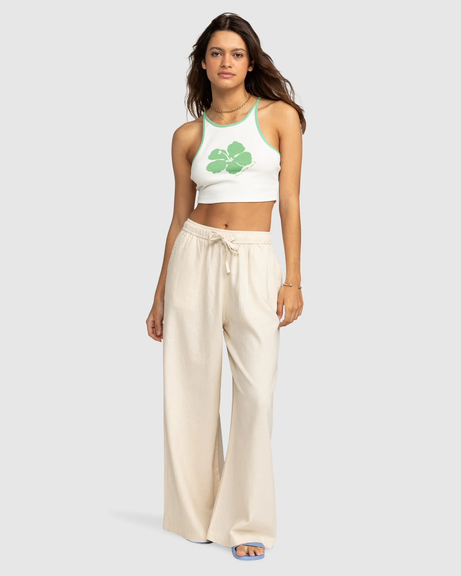 Womens Lekeitio Break Elasticated Waist Trousers - Image 5