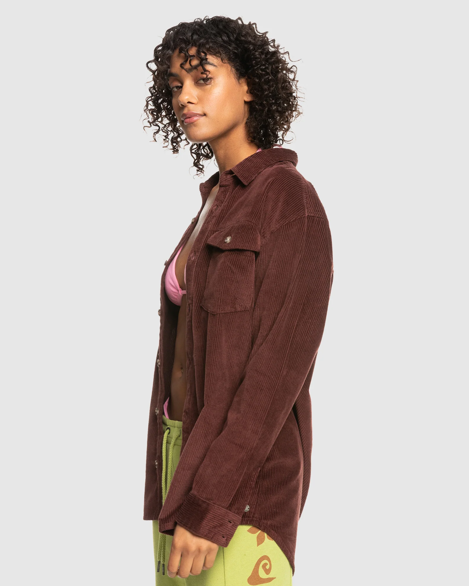 Womens Let It Go Cord Shirt - Image 2