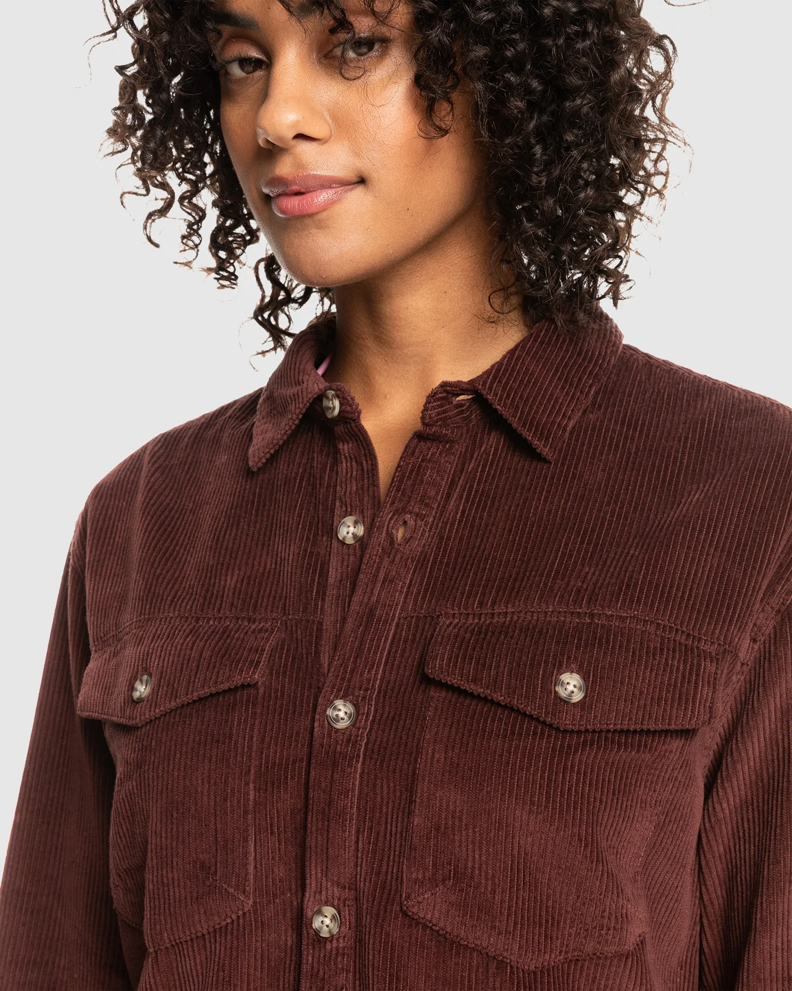 Womens Let It Go Cord Shirt - Image 4