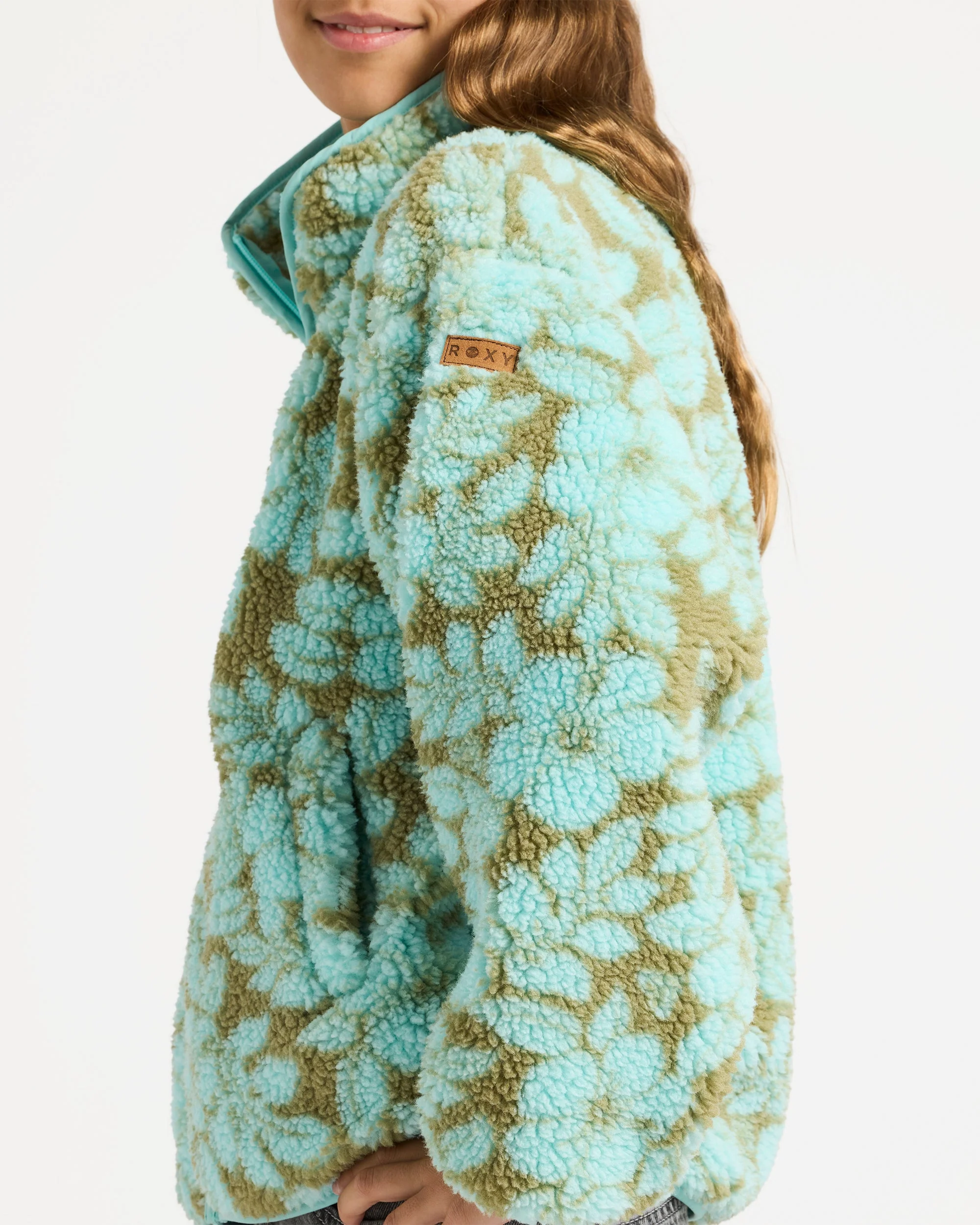 Girls 4-16 Like Electricity Fleece Jacket - Image 4
