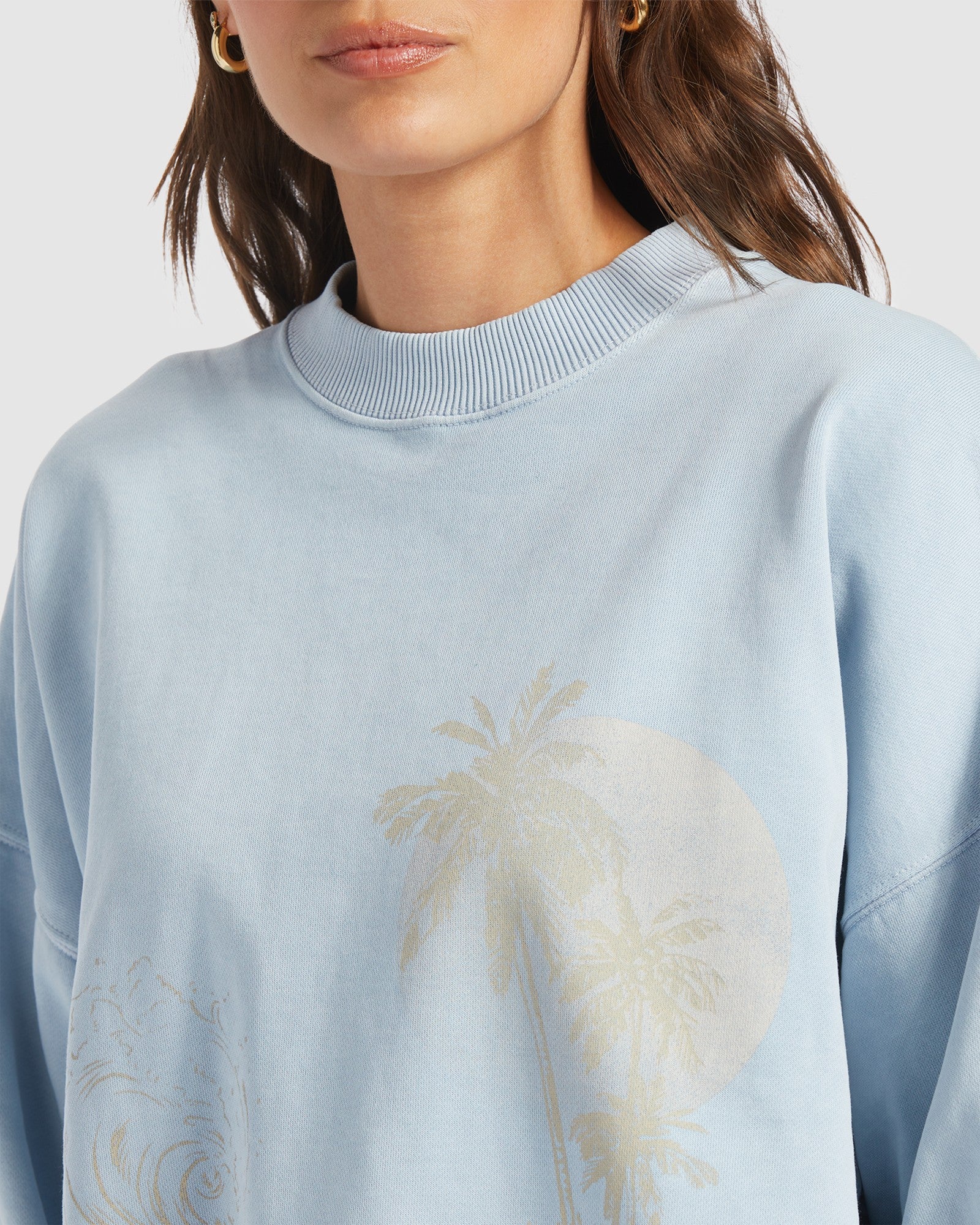 Womens Lineup Oversized Crew A Sweatshirt - Image 4