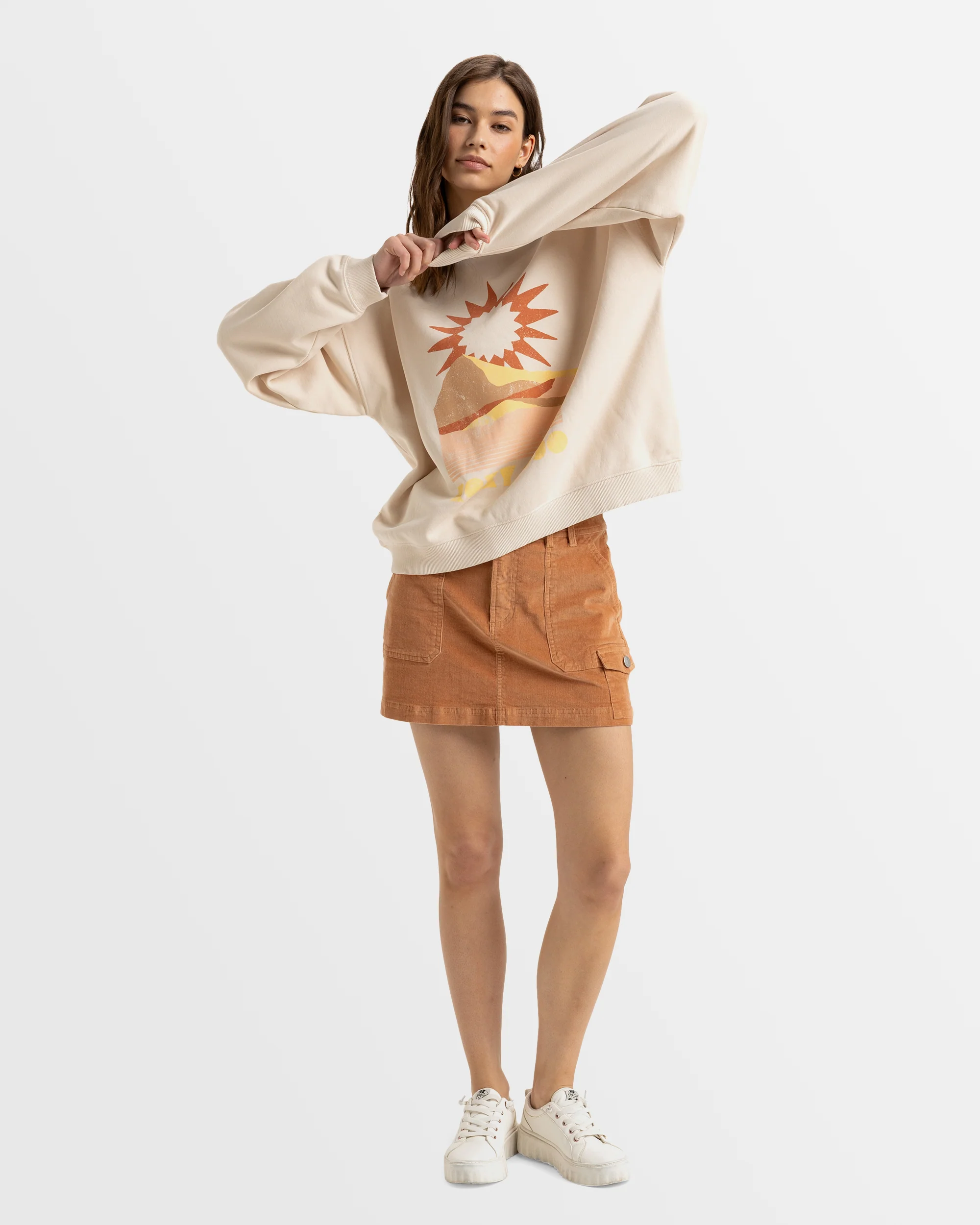 Womens Lineup Pullover Sweatshirt - Image 5