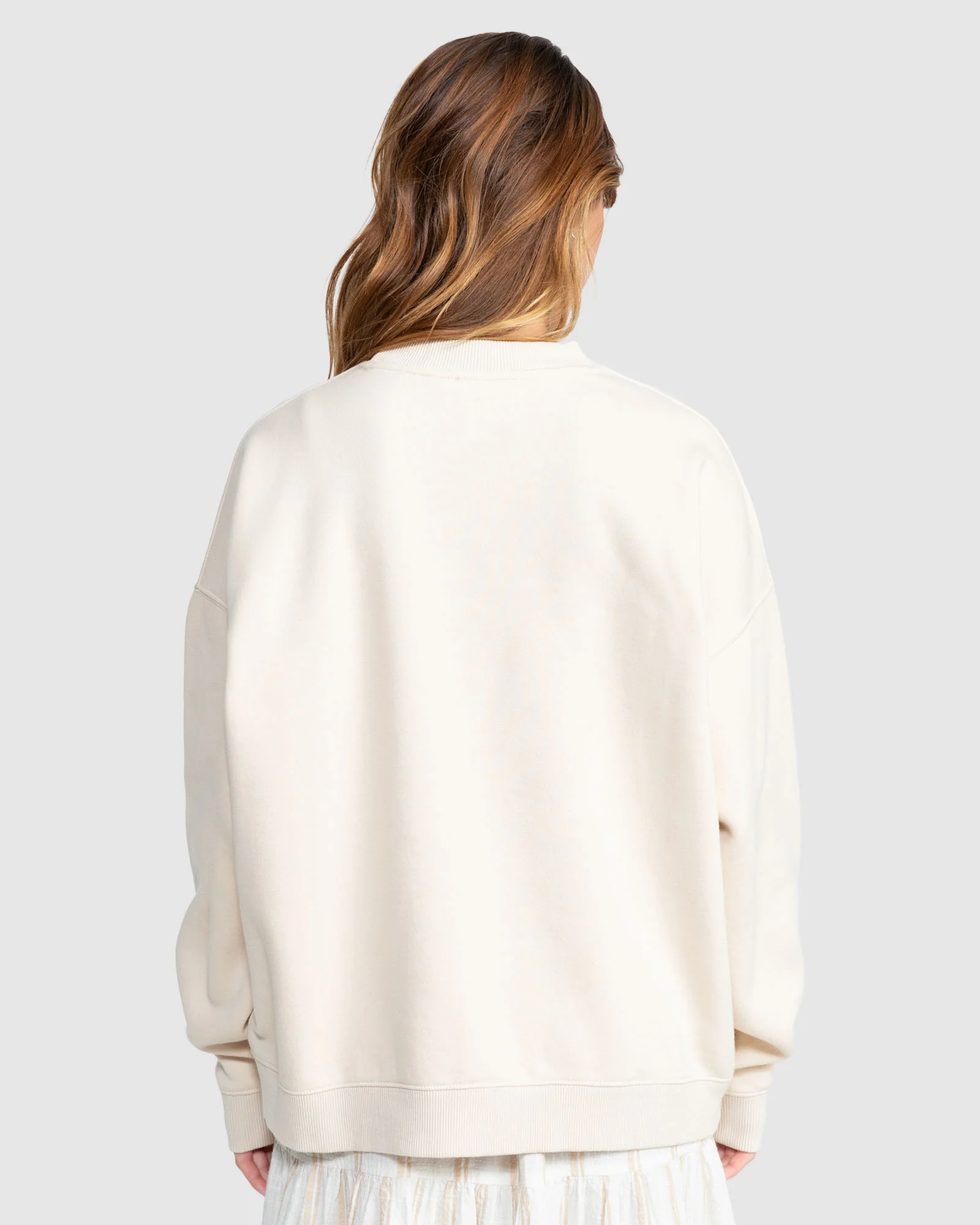 Womens Lineup Oversized Pullover Sweatshirt - Image 3
