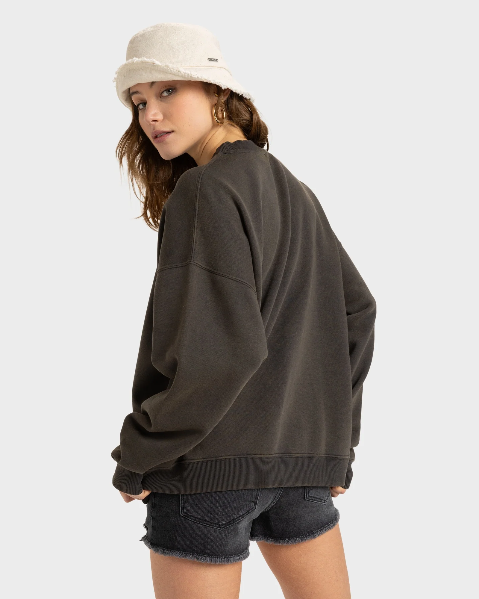 Womens Lineup Oversized Crew Neck - Image 3
