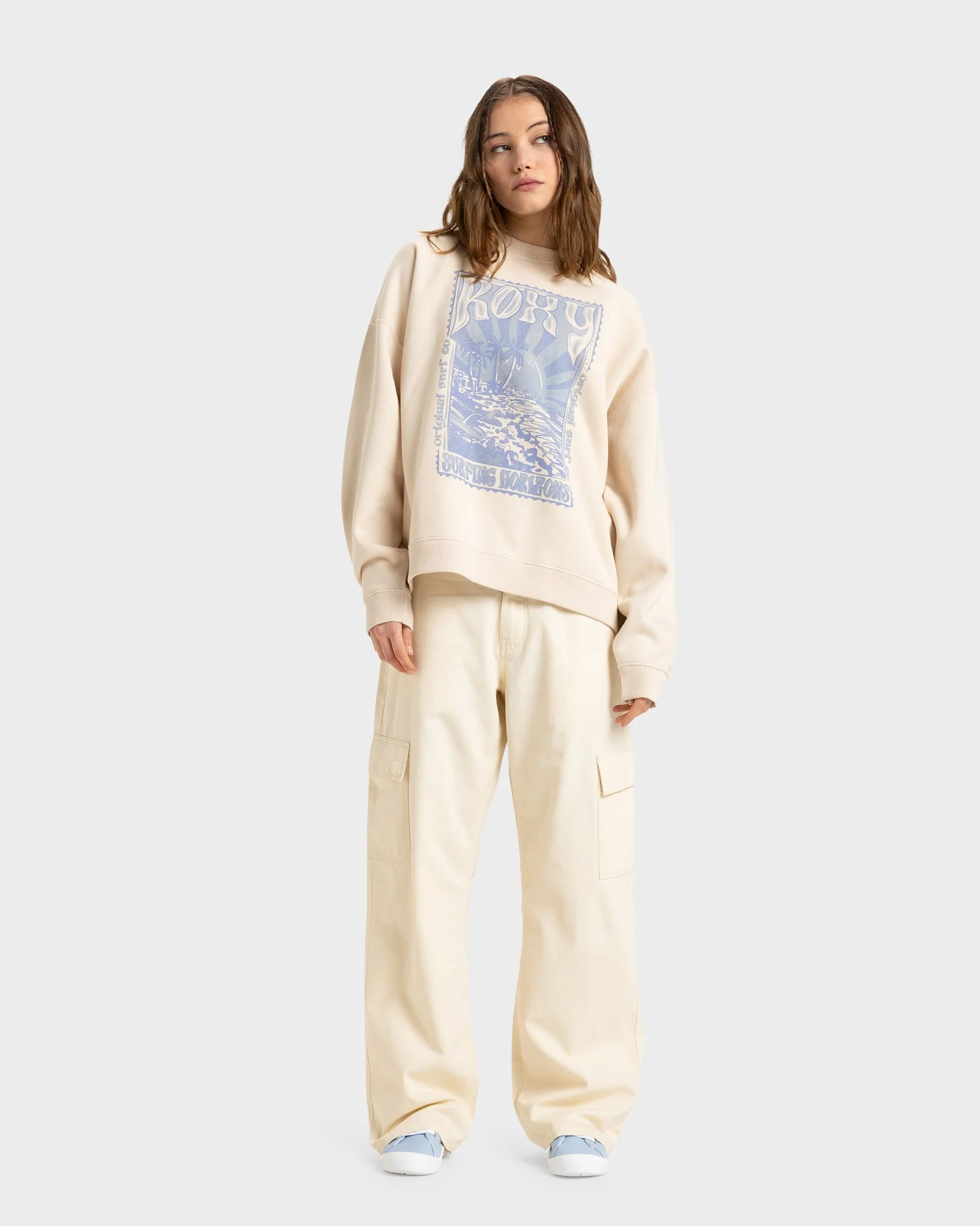 Womens Lineup Oversized Crew Neck - Image 5