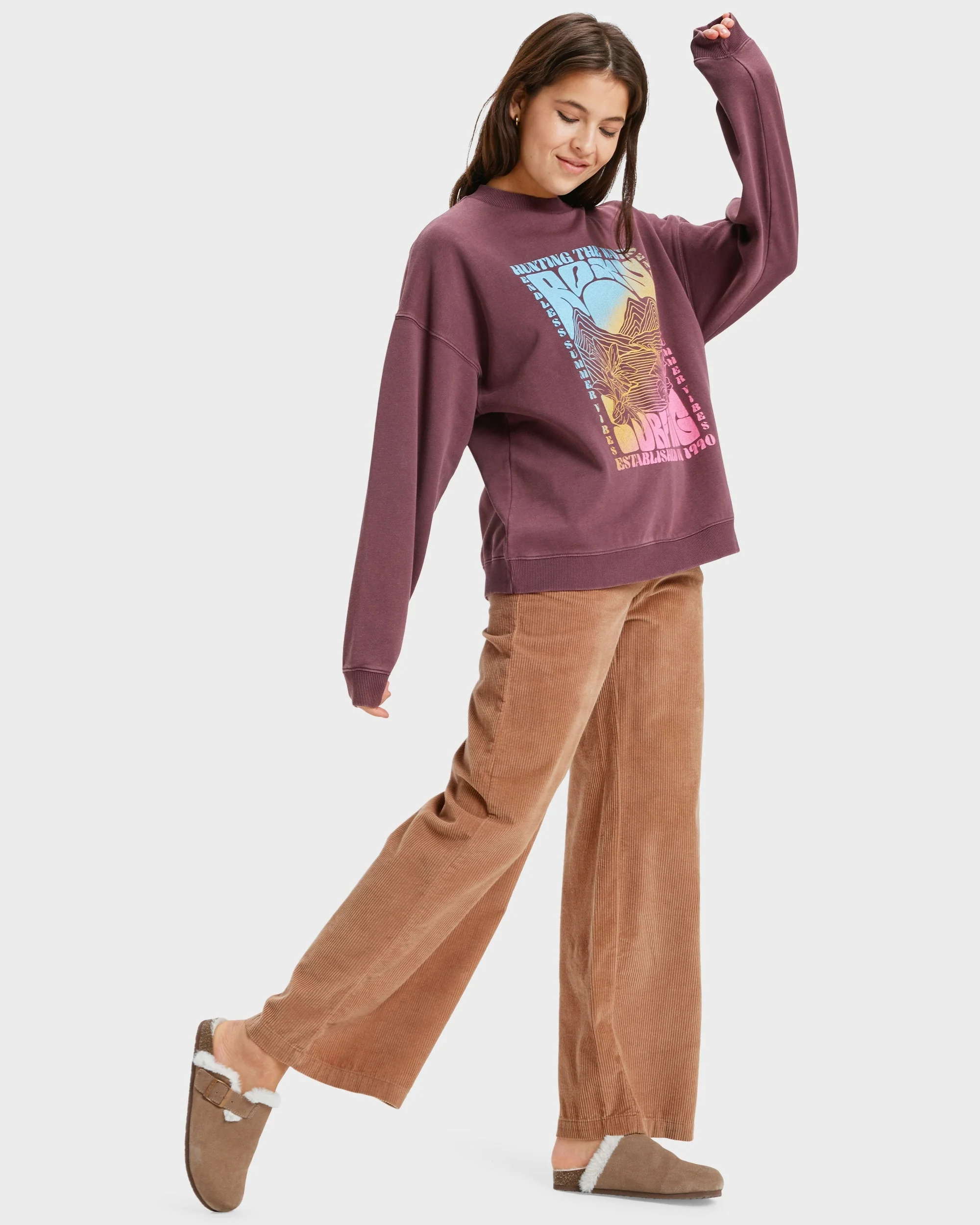 Womens Lineup Oversized Crew Neck - Image 6