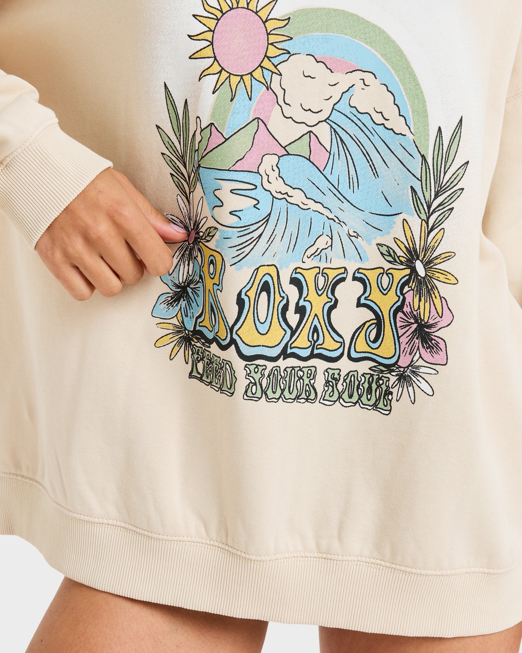 Womens Lineup Oversized Crew Neck - Image 4