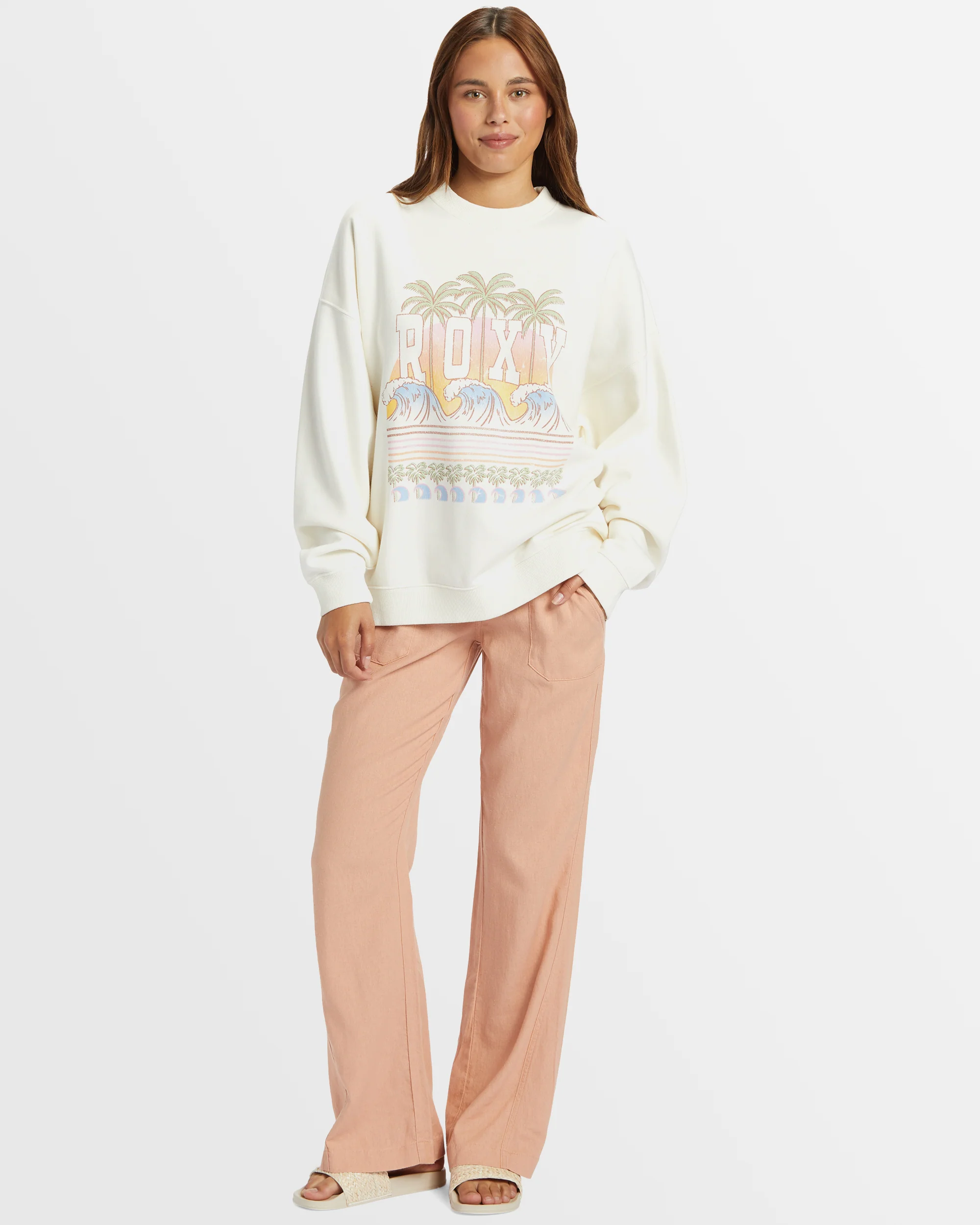 Womens Lineup Pullover Sweatshirt - Image 5
