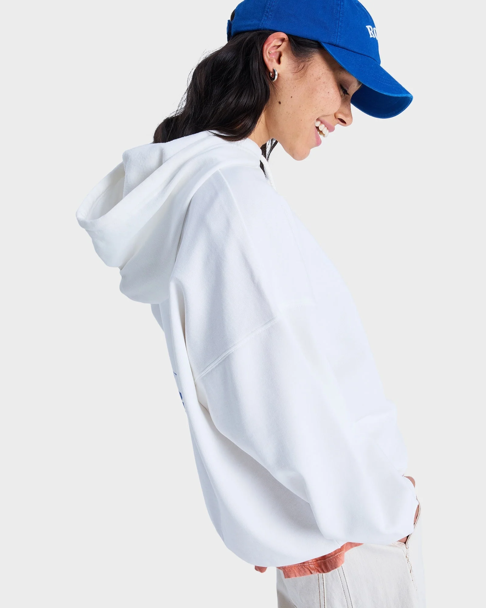 Womens Lineup Oversized Pullover Hoodie - Image 3