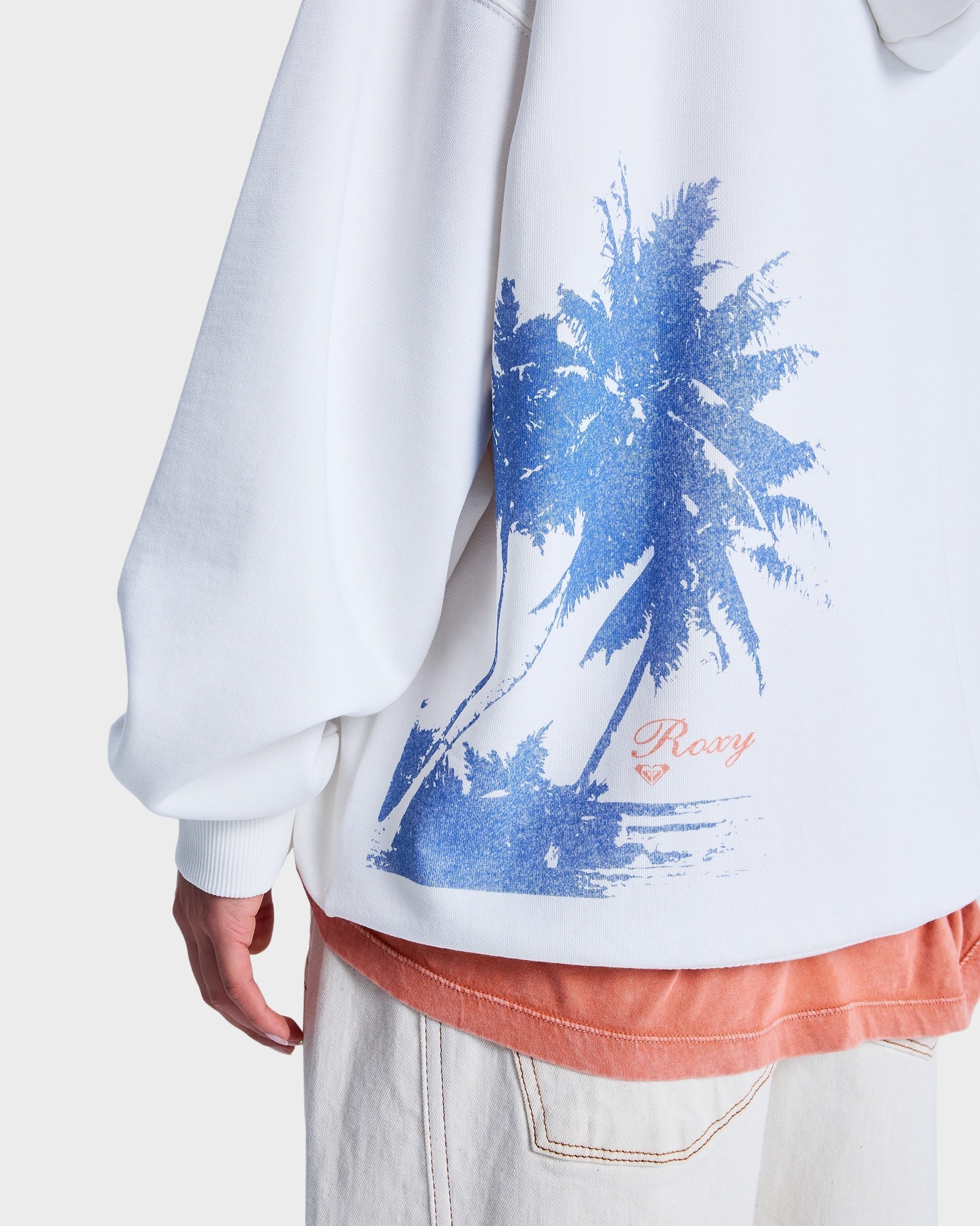Womens Lineup Oversized Pullover Hoodie - Image 5