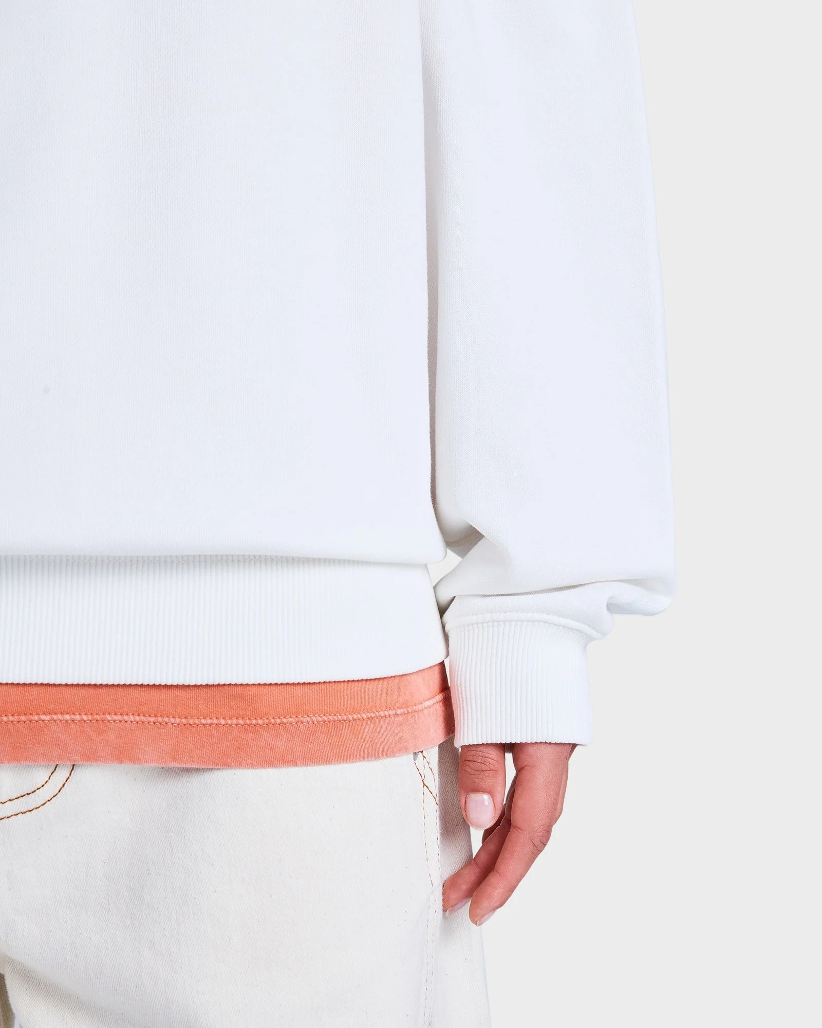 Womens Lineup Oversized Pullover Hoodie - Image 6