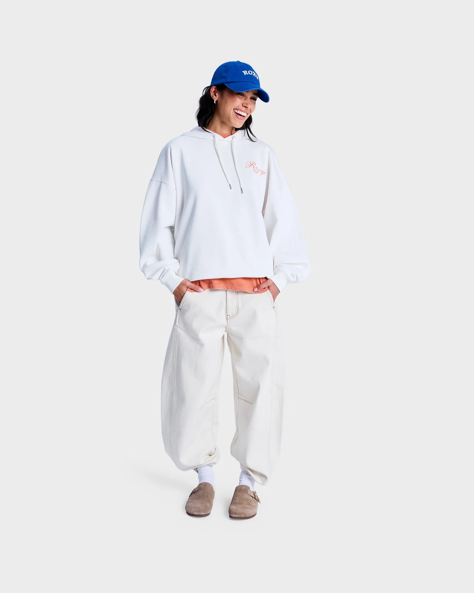 Womens Lineup Oversized Pullover Hoodie - Image 7