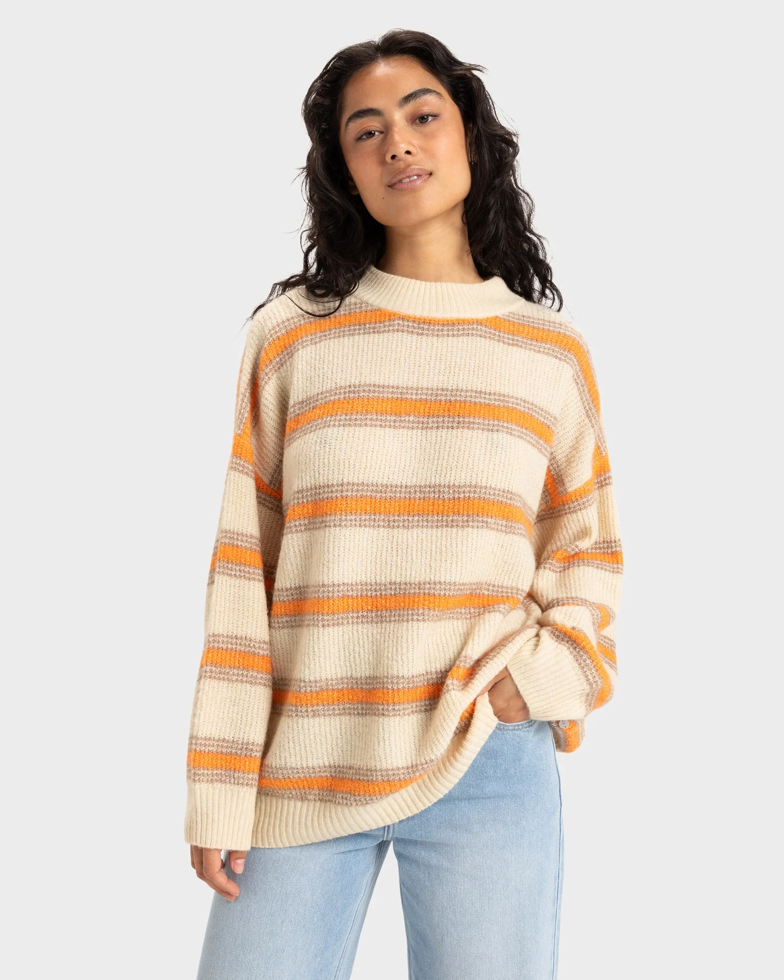Womens Little Dume Stripe Knitted Jumper - Image 4