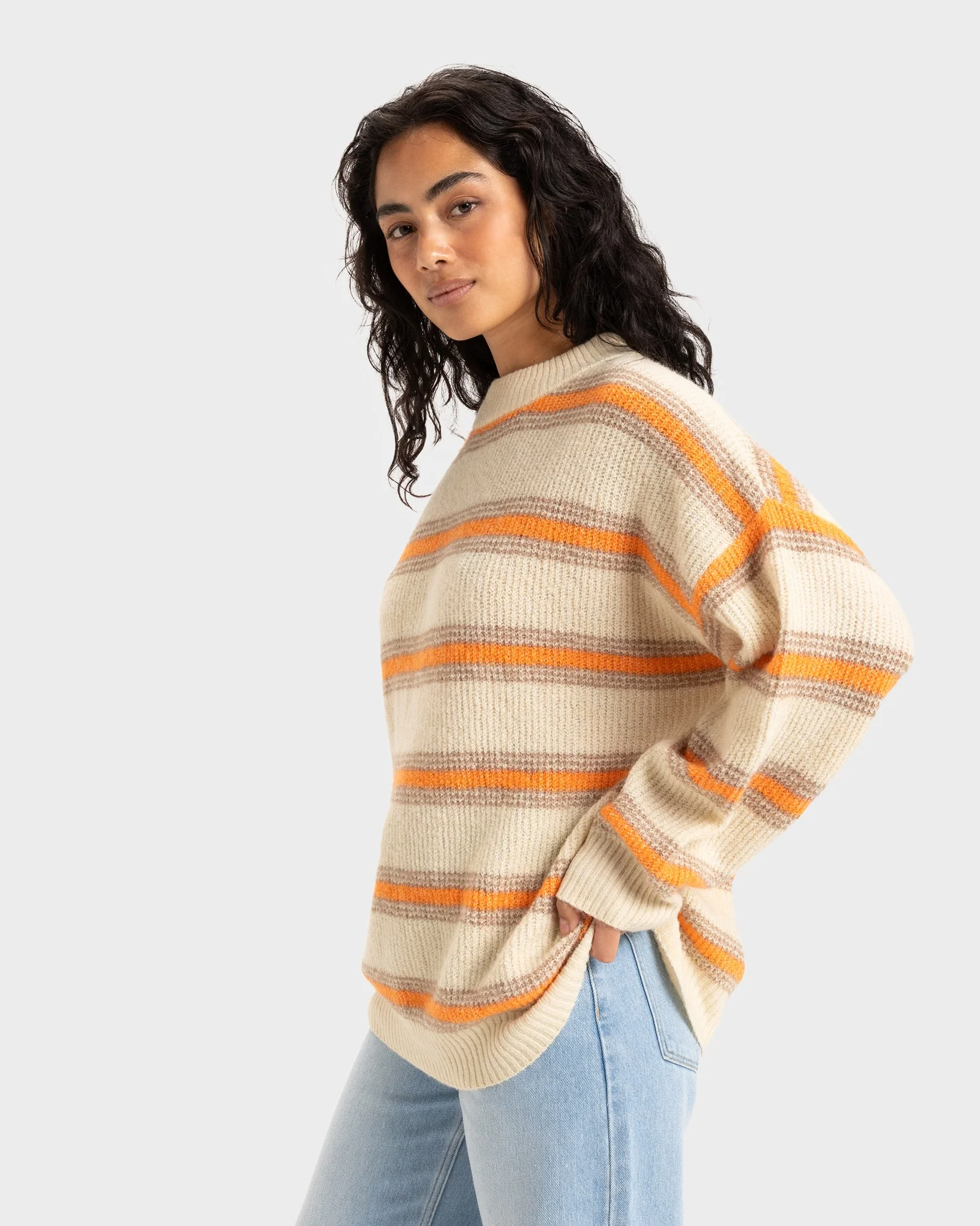 Womens Little Dume Stripe Knitted Jumper - Image 5