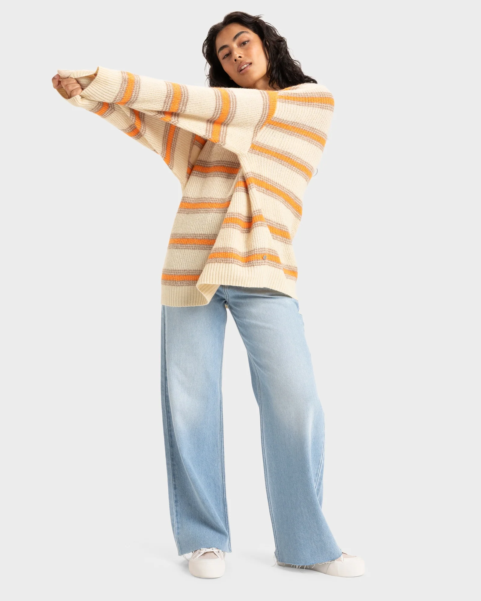 Womens Little Dume Stripe Knitted Jumper - Image 8
