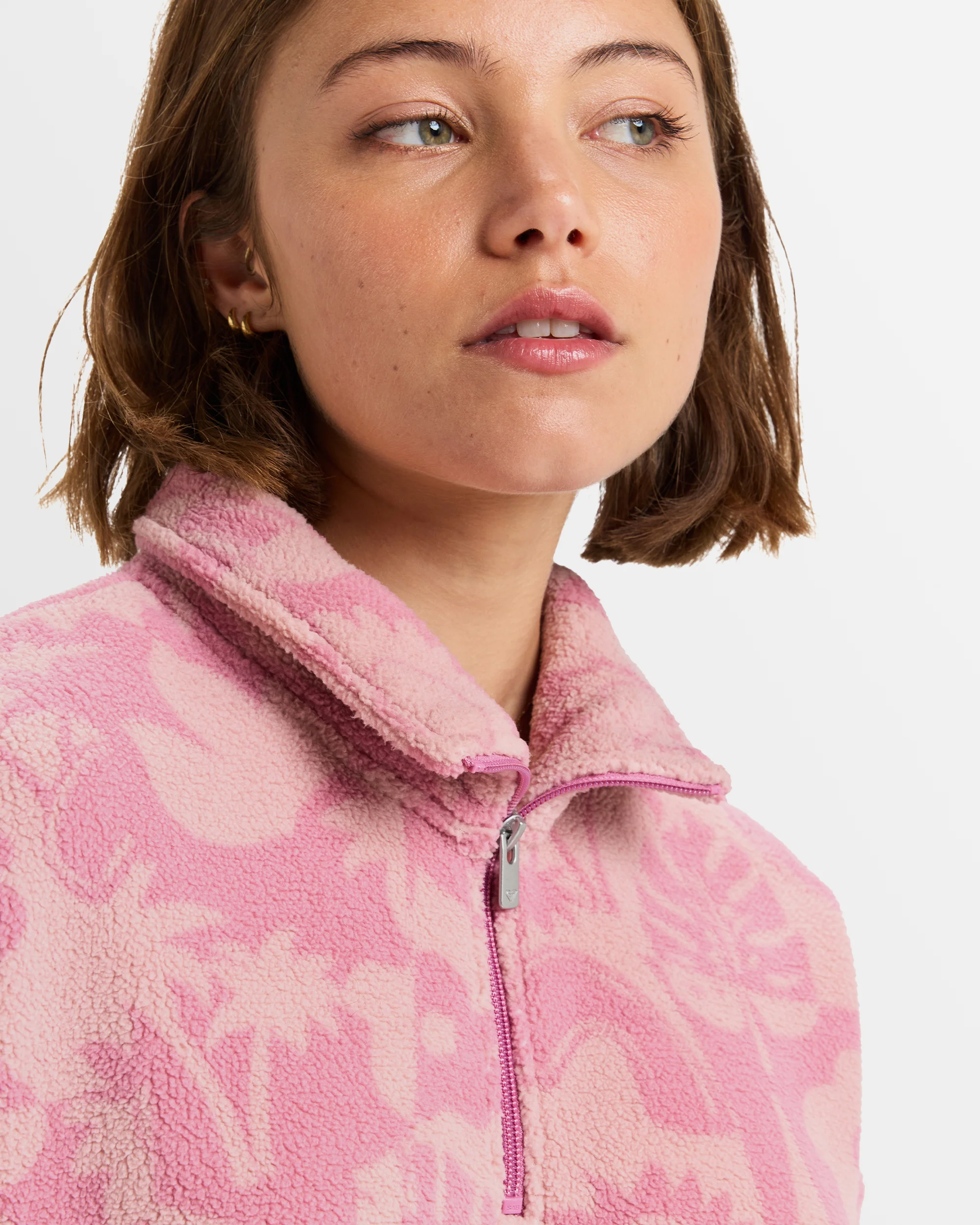 Womens Live Out Loud Half Zip Polar Pullover - Image 4