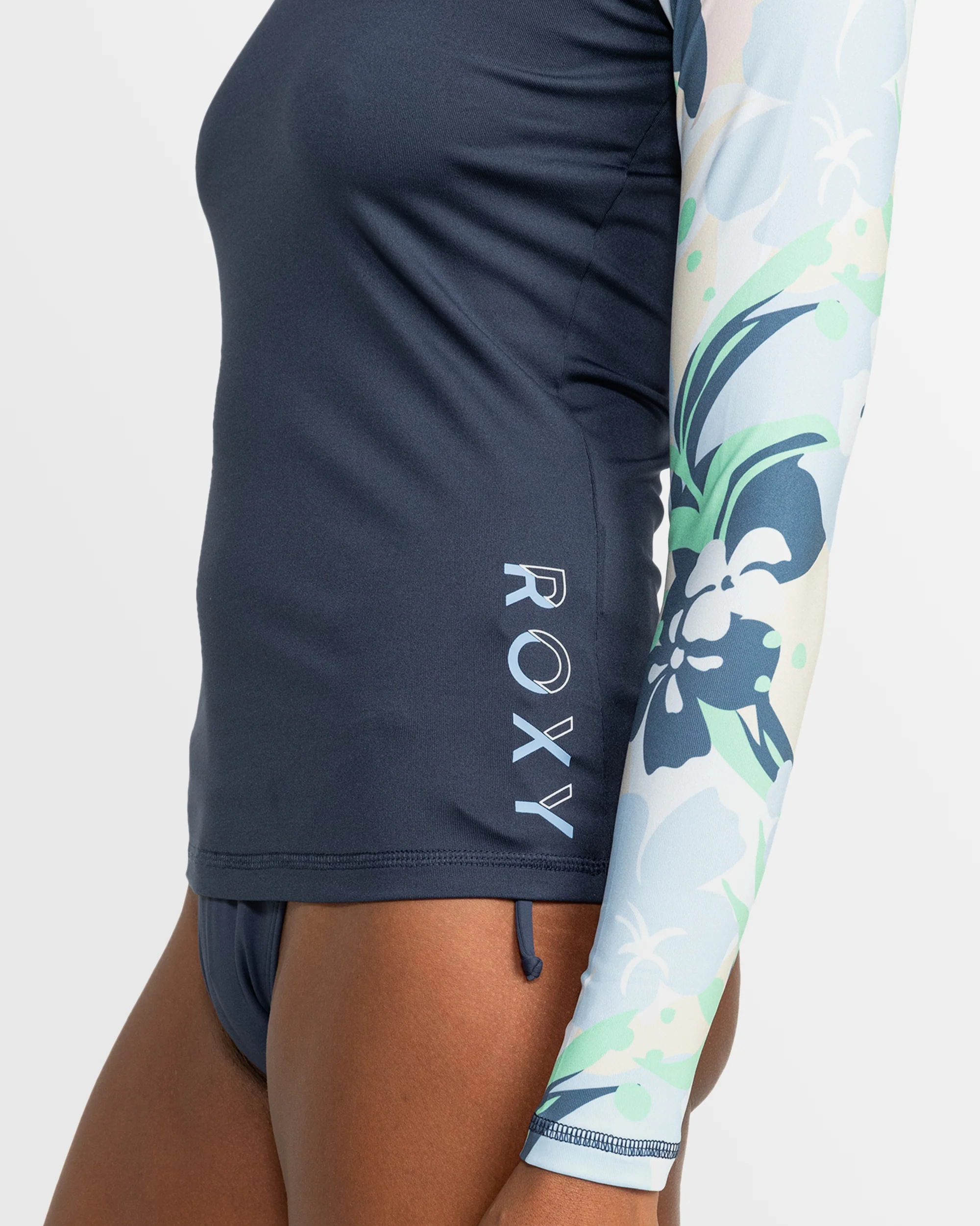 Womens Long Sleeve Printed Rashguard L/Sl Surf Tee - Image 4
