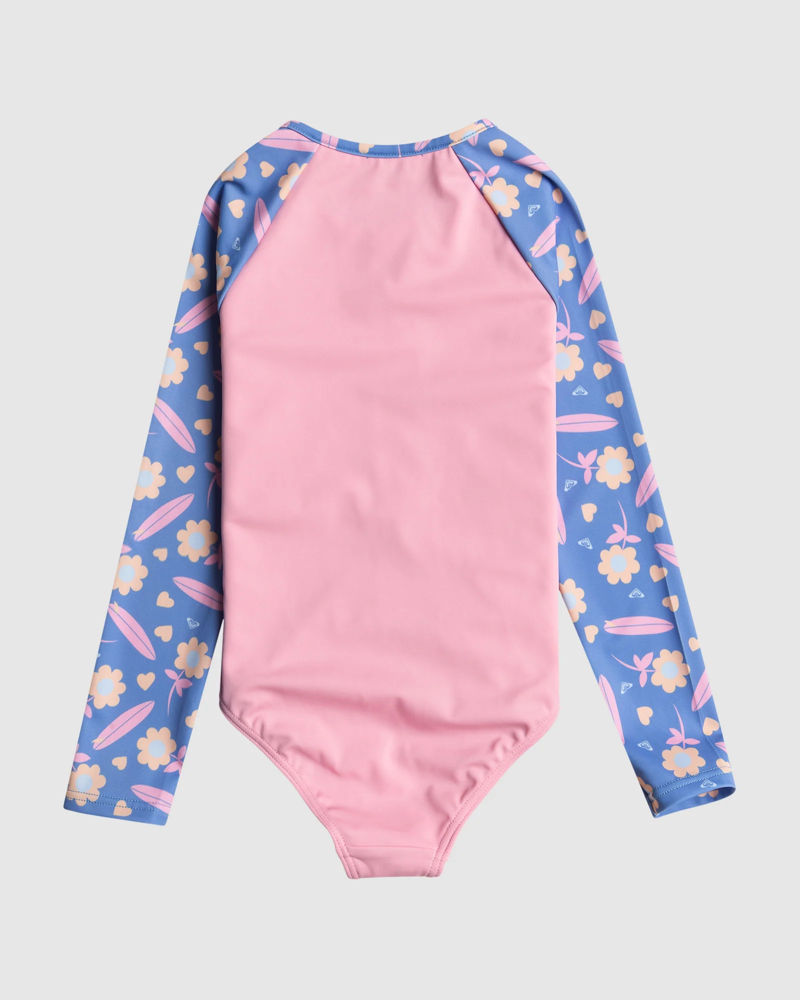 Girls 2-7 Lorem Long Sleeve One-Piece Rash Vest - Image 2
