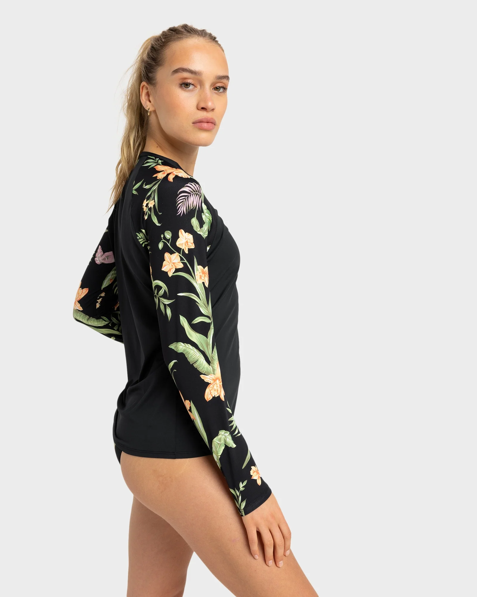 Womens Long Sleeve Lycra Rash Vest - Image 2