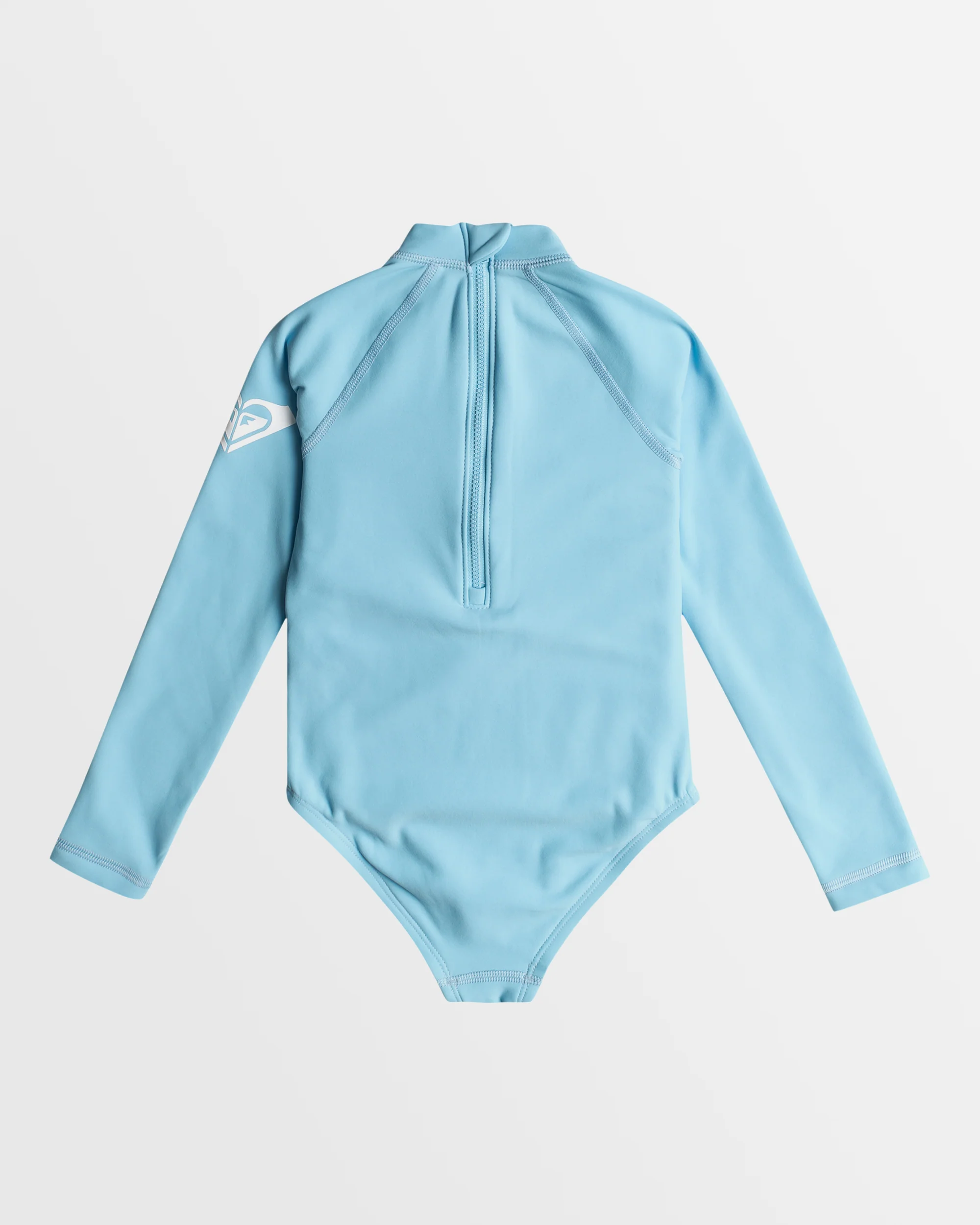 Girls 2-7 Heater Long Sleeve One Piece Rash Vest - Image 2