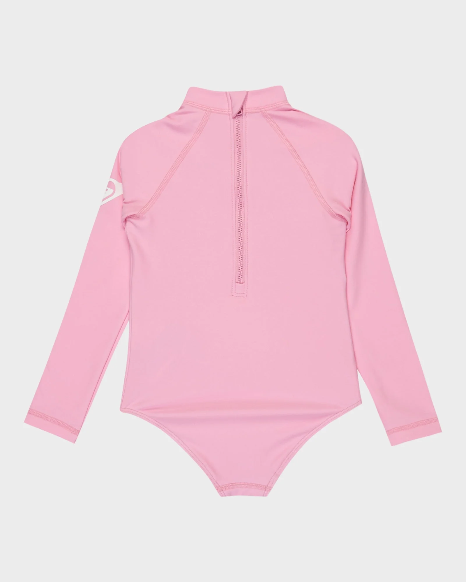 Girls 2-7 Heater Long Sleeve One Piece Rash Vest - Image 2