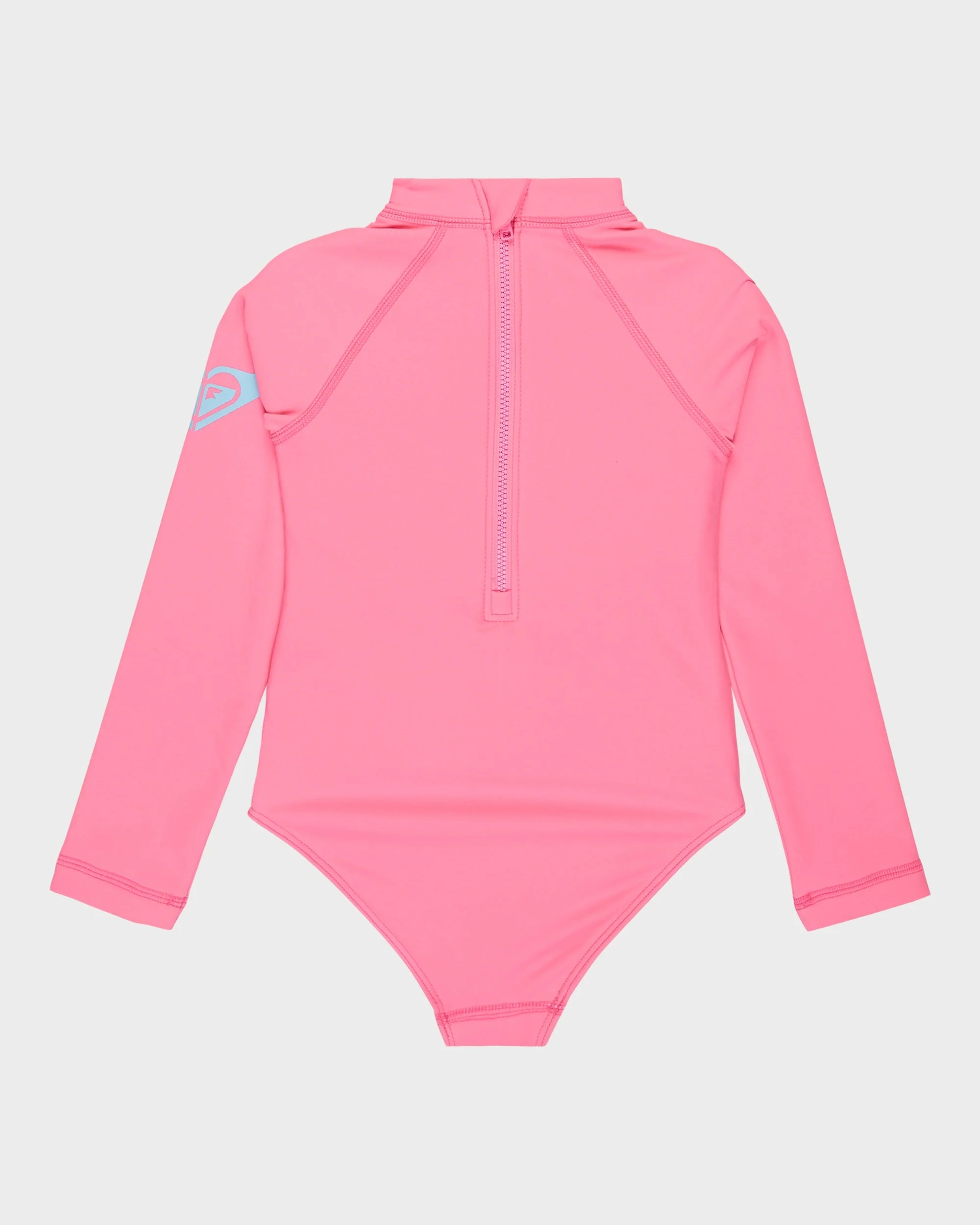 Girls 2-7 Heate Long Sleeve Onesie Rash Vest - Image 2