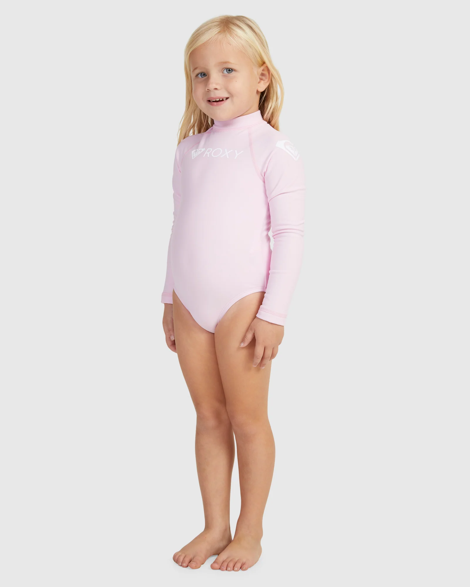 Girls Ls Onesie Heater Tw Rashguard - Image 2